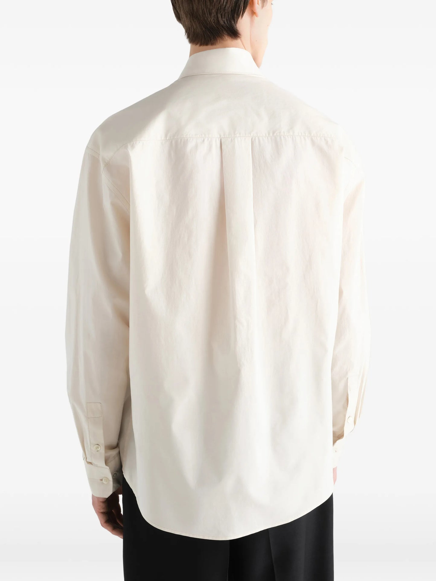 washed chest-pocket shirt