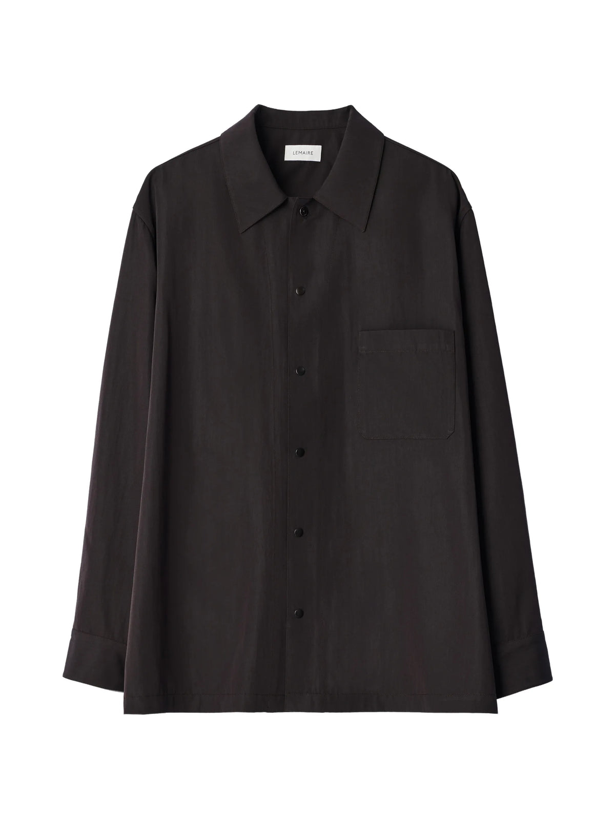 light overshirt in wool gabardine