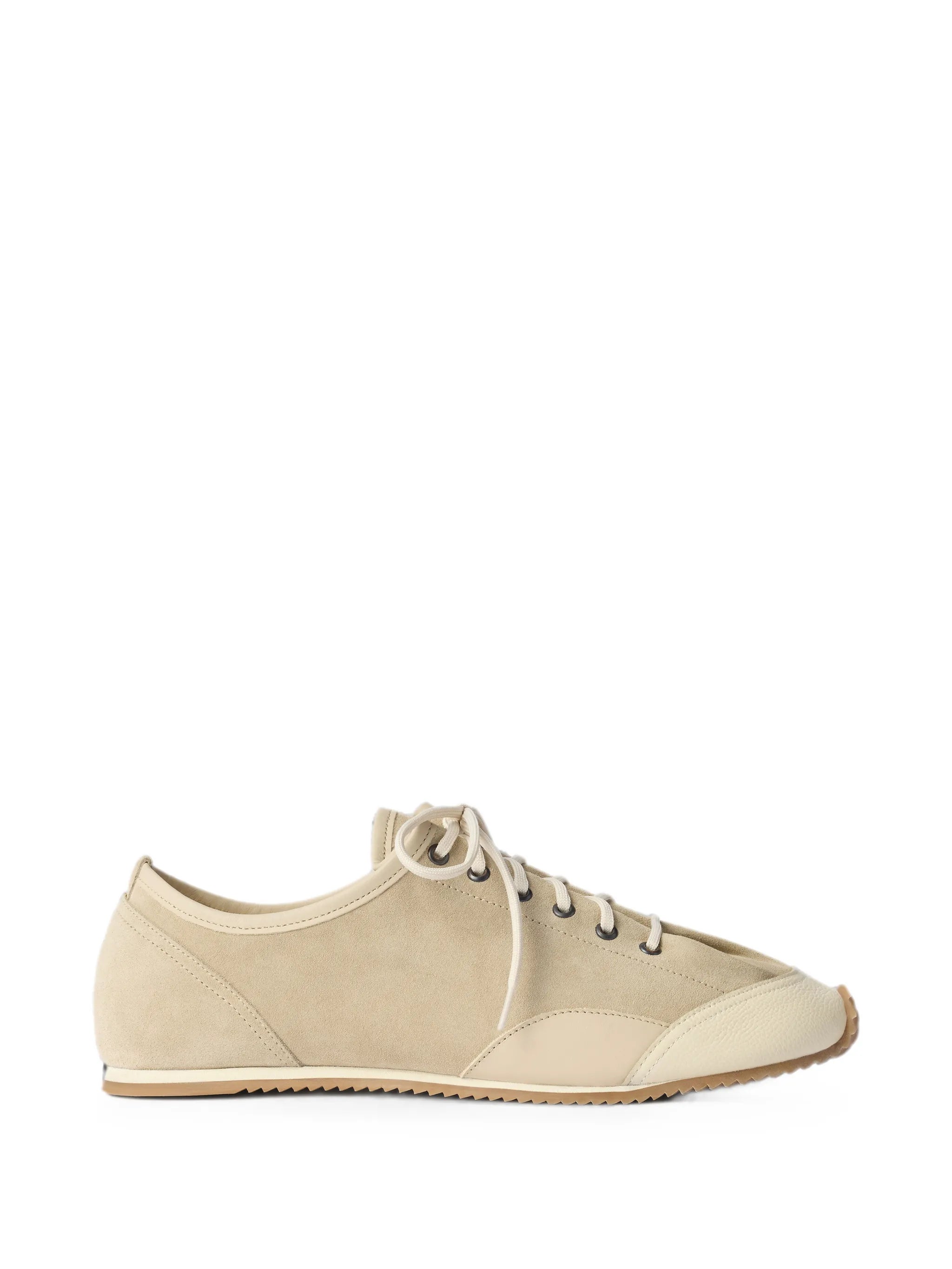 Gummy Grips sneakers in mixed leathers