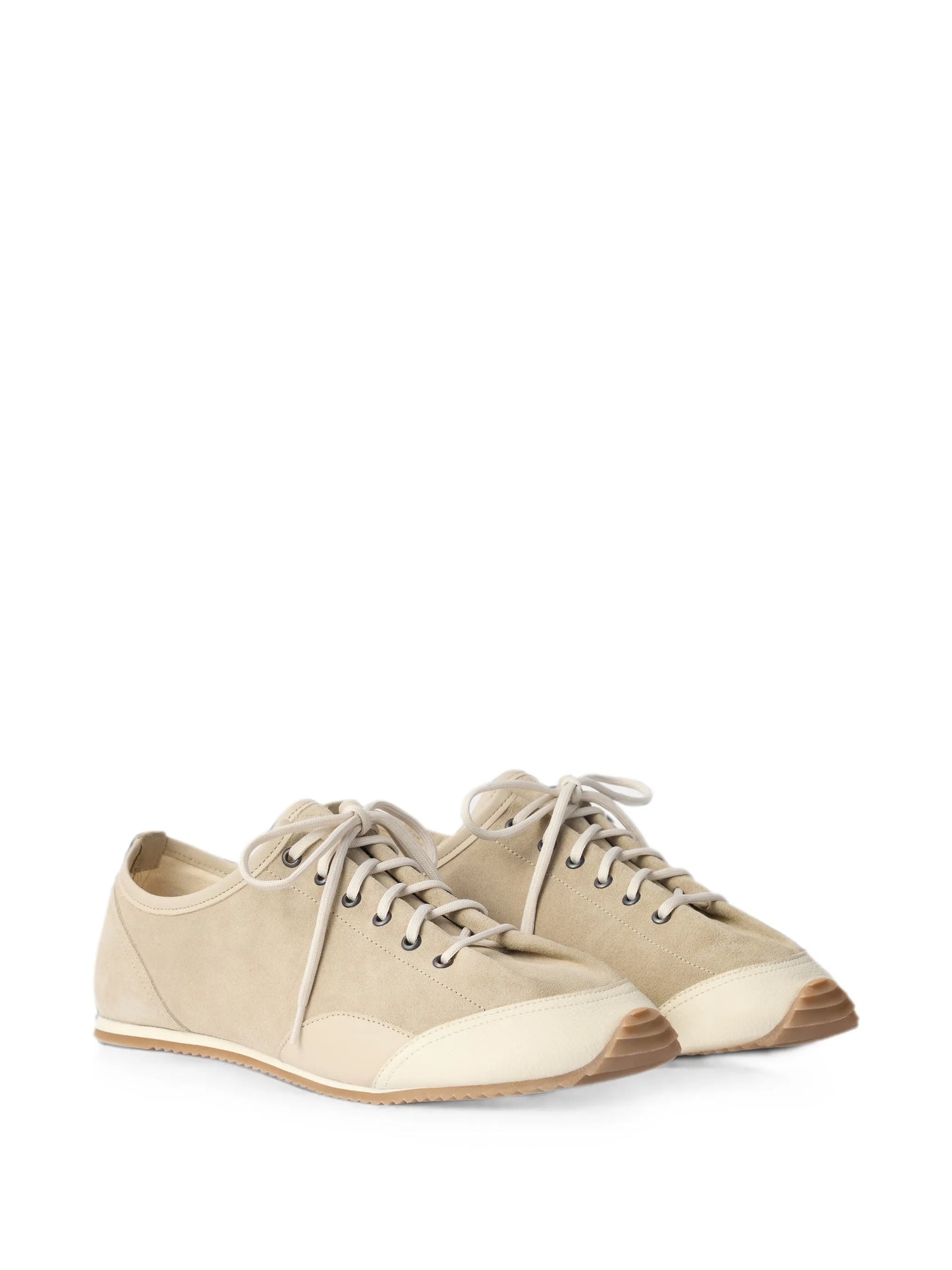 Gummy Grips sneakers in mixed leathers