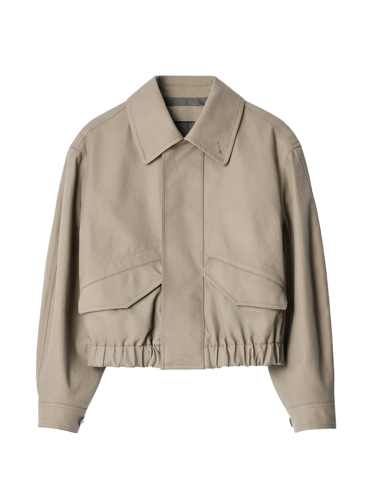 short blouson in heavy cotton twill