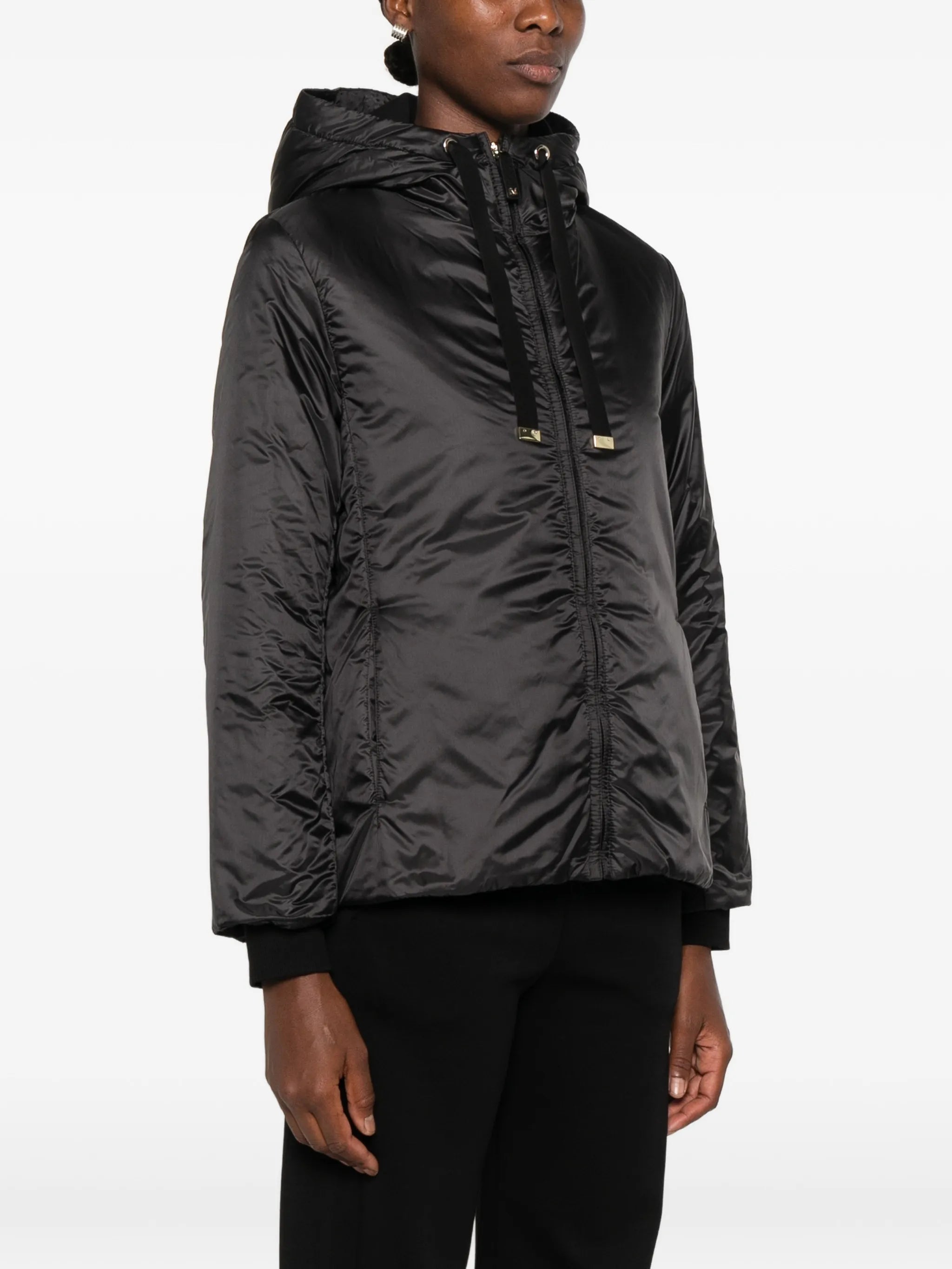 The Cube padded water-repellent hooded jacket