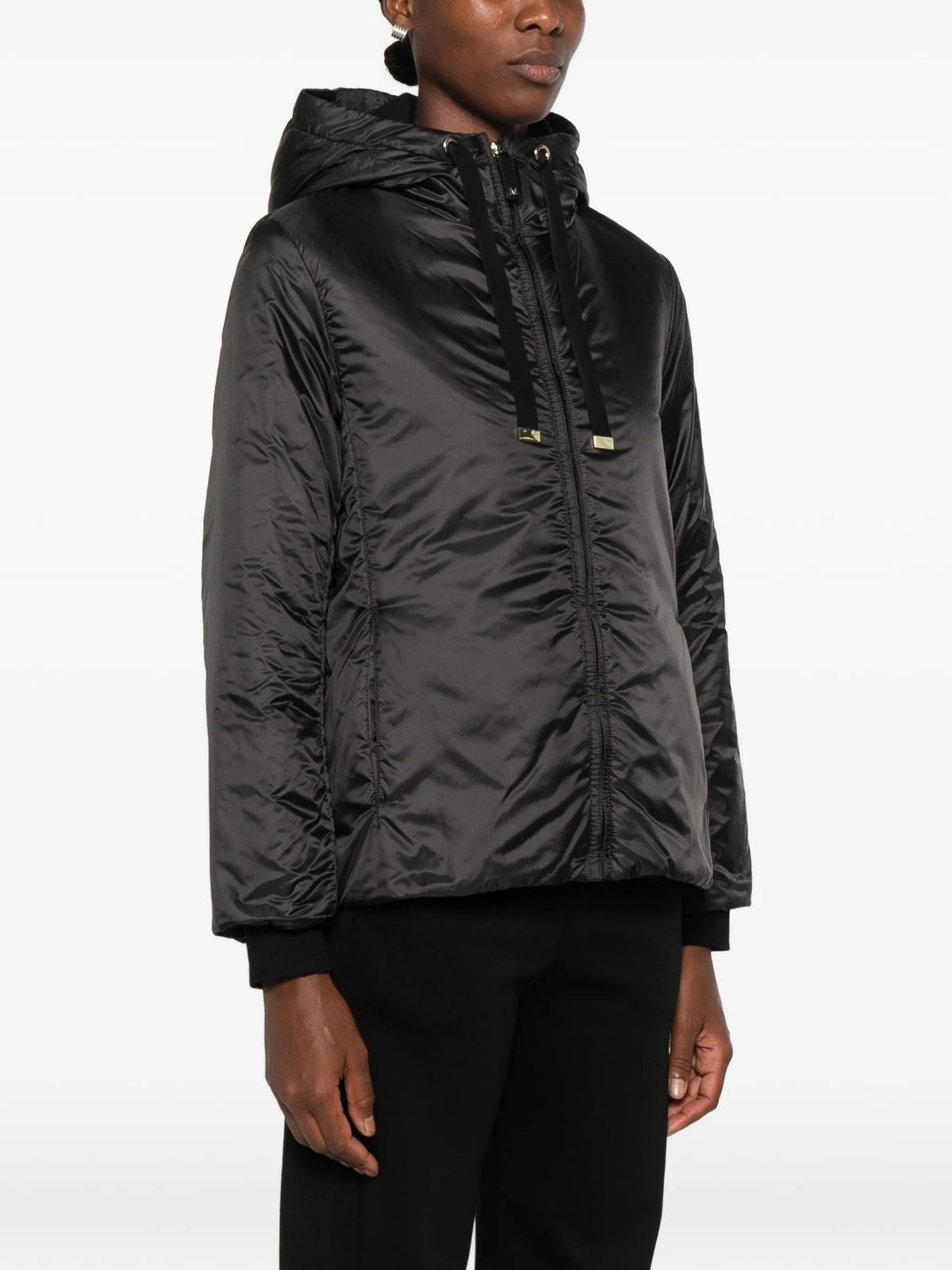 The Cube padded water-repellent hooded jacket