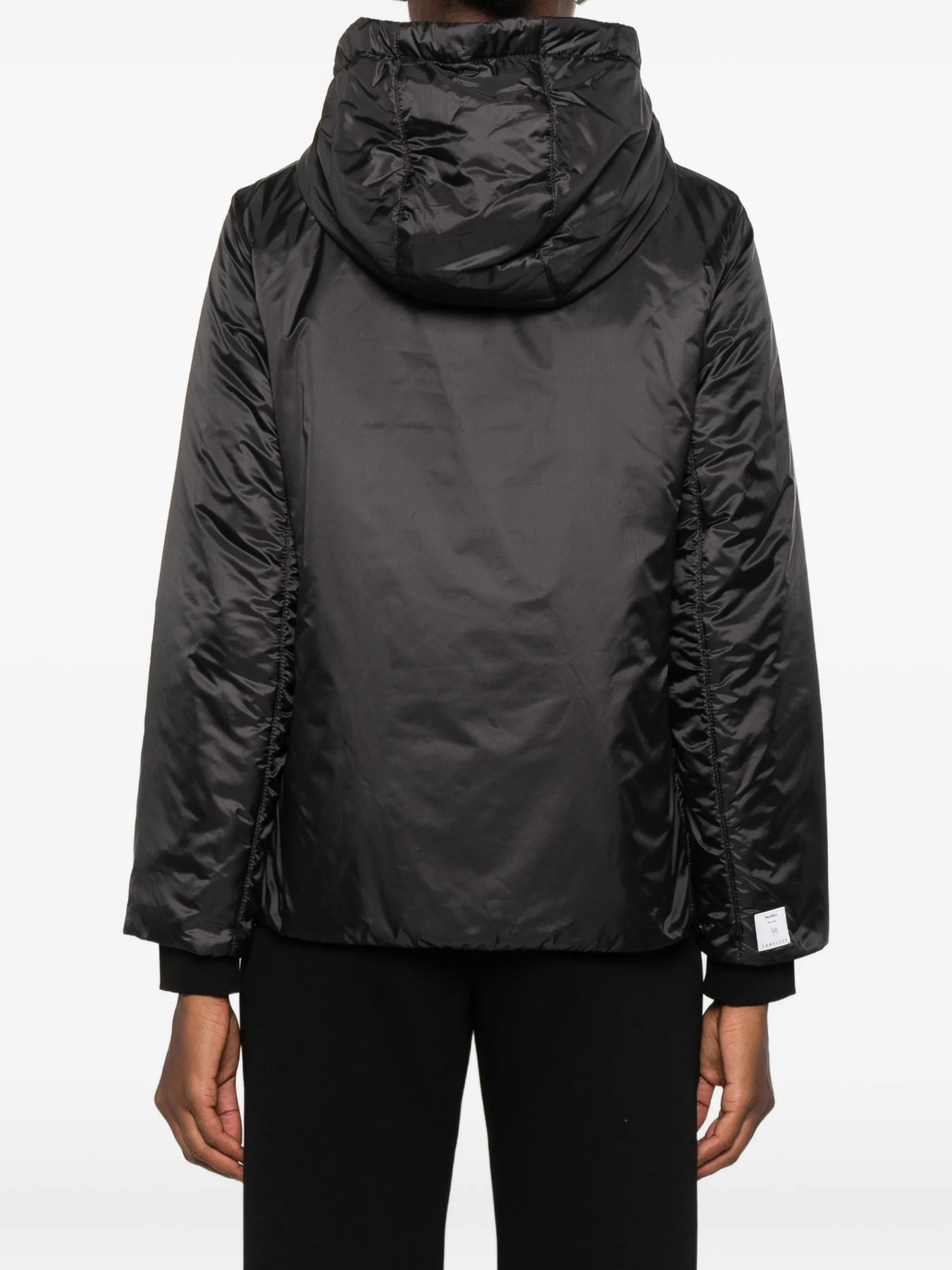 The Cube padded water-repellent hooded jacket