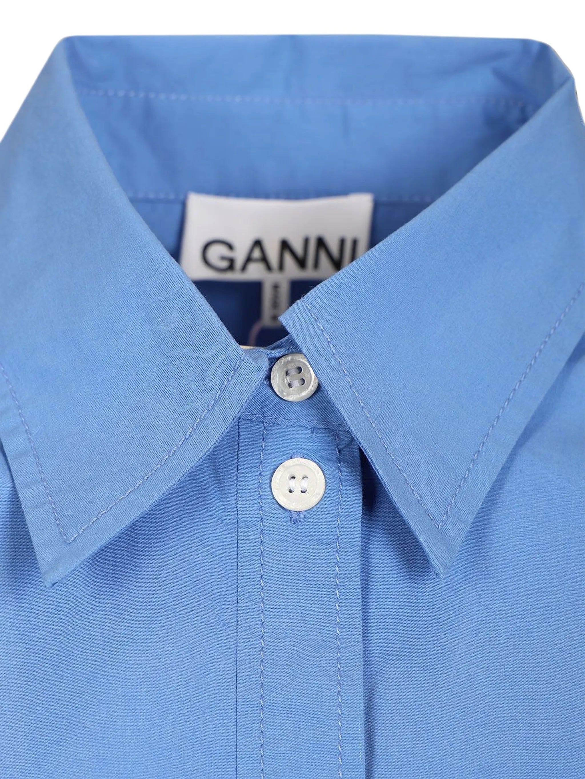 shirt in blue cotton