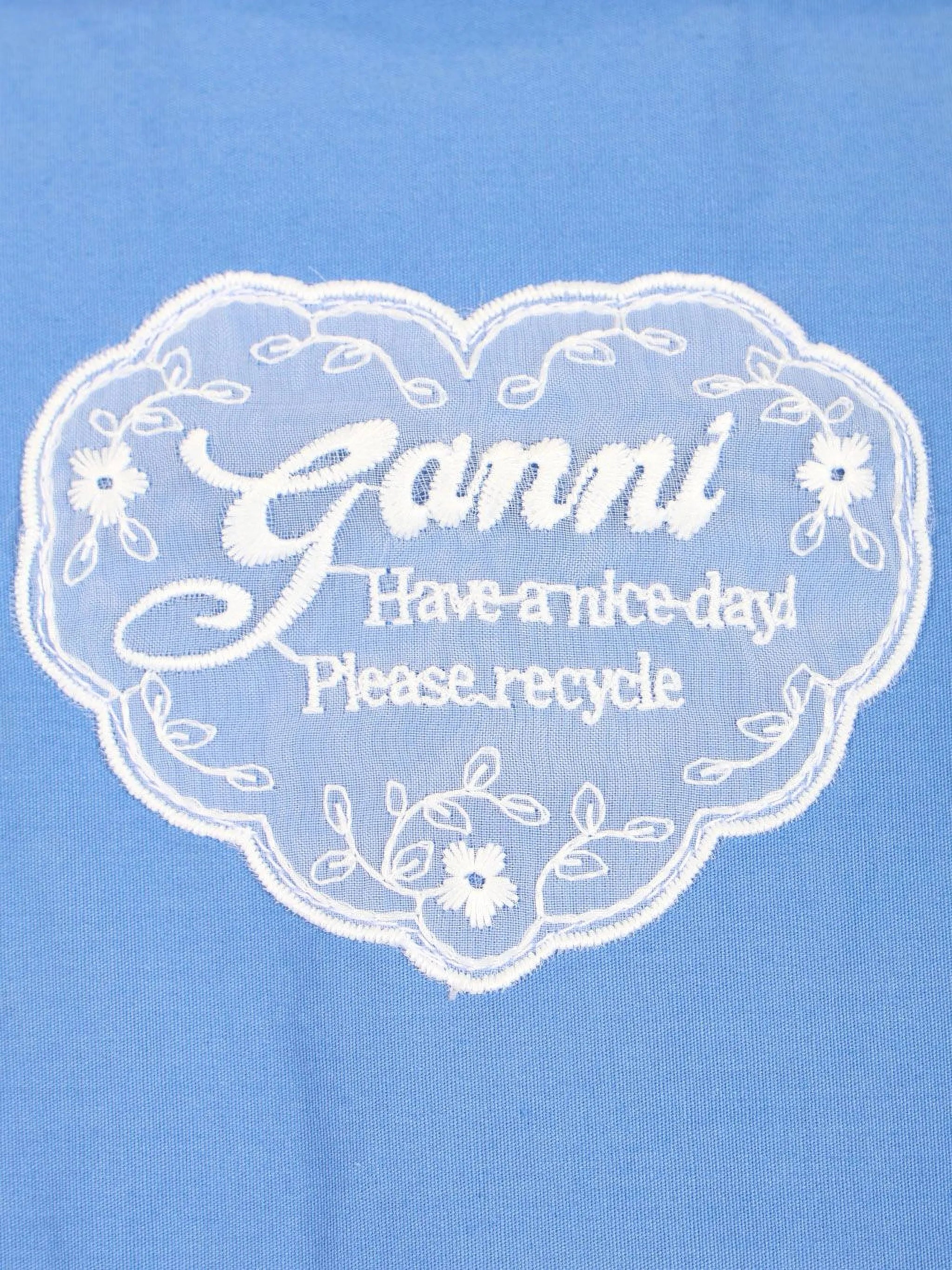 shirt in blue cotton