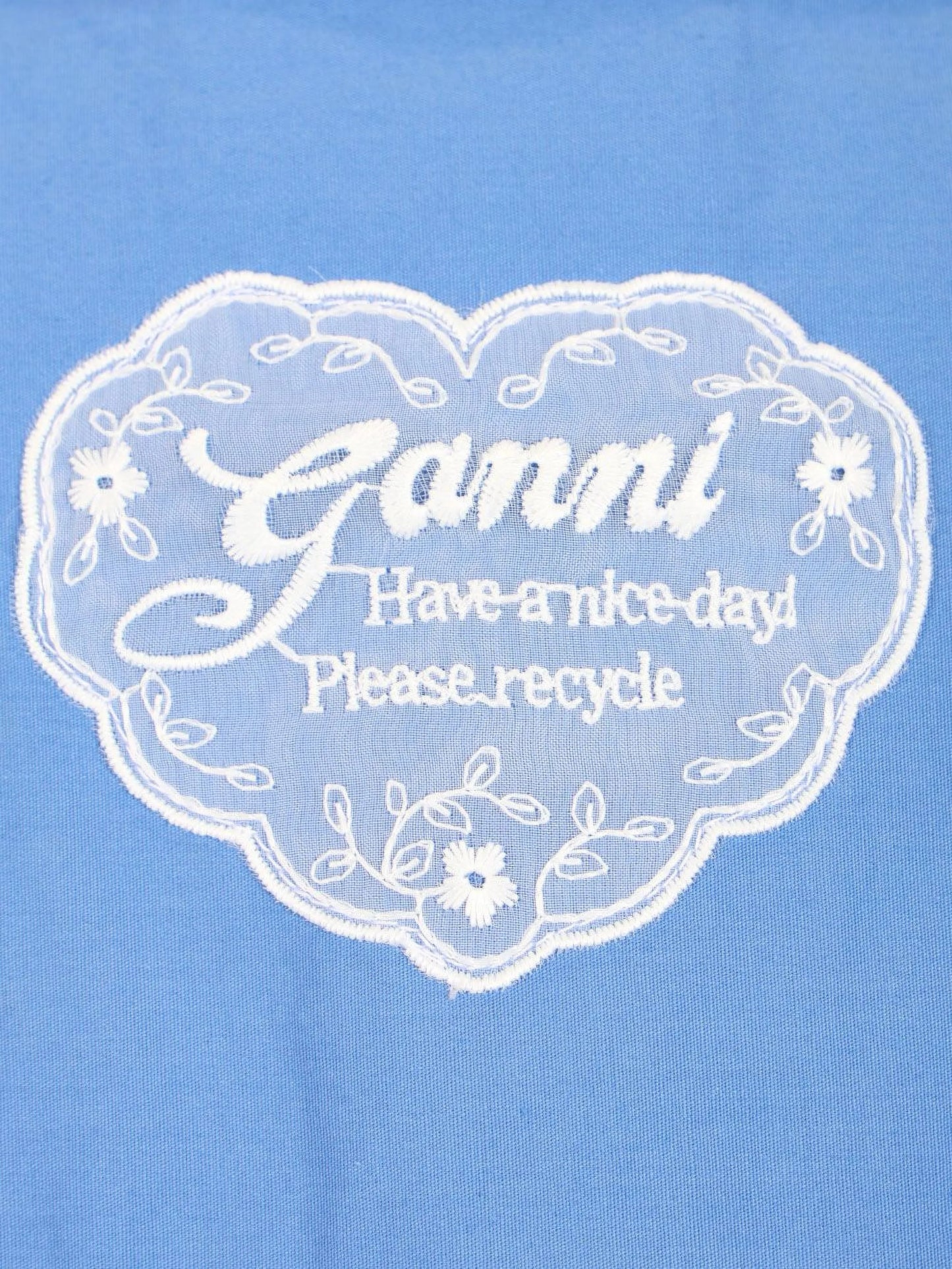 shirt in blue cotton