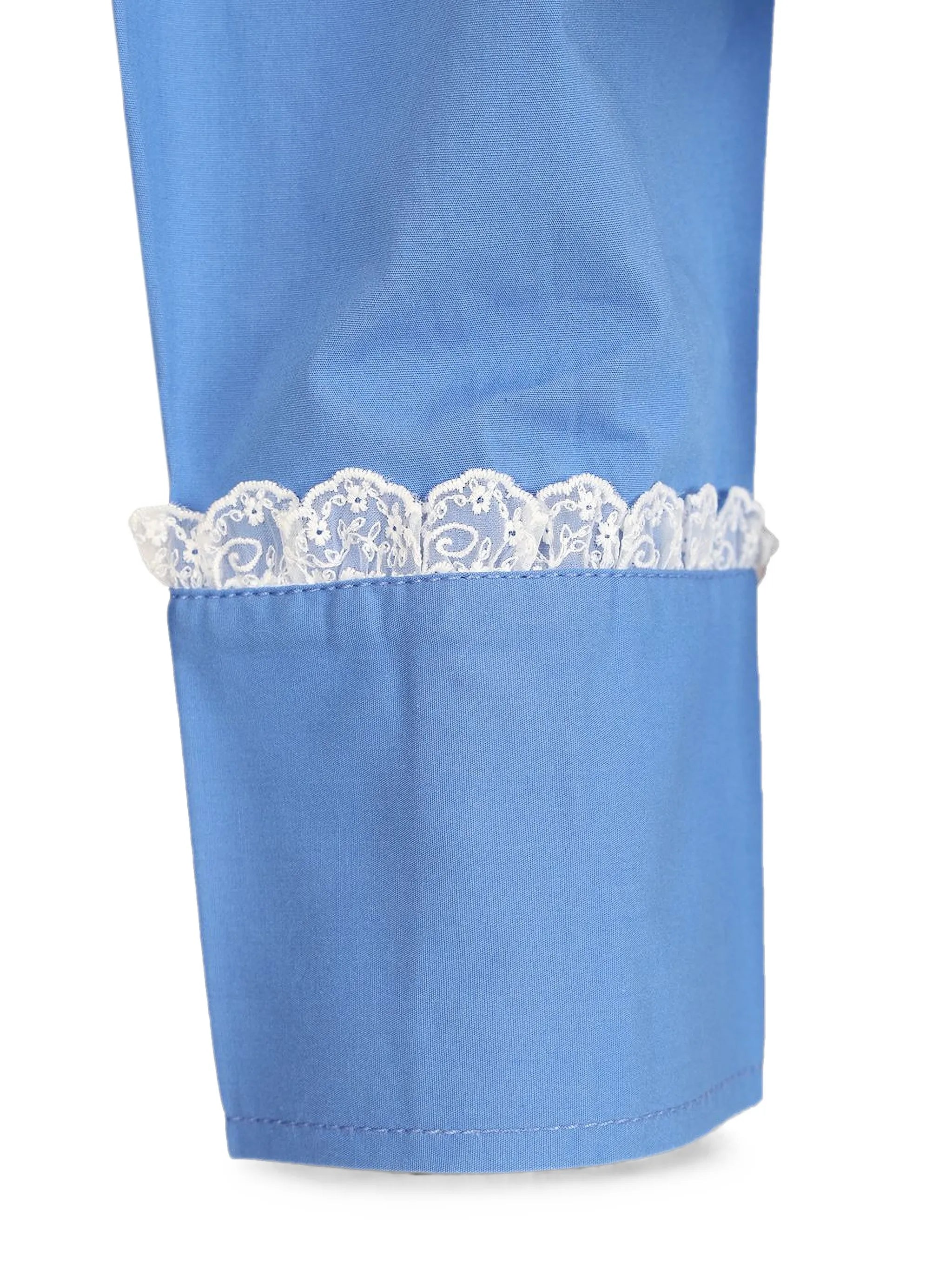 shirt in blue cotton