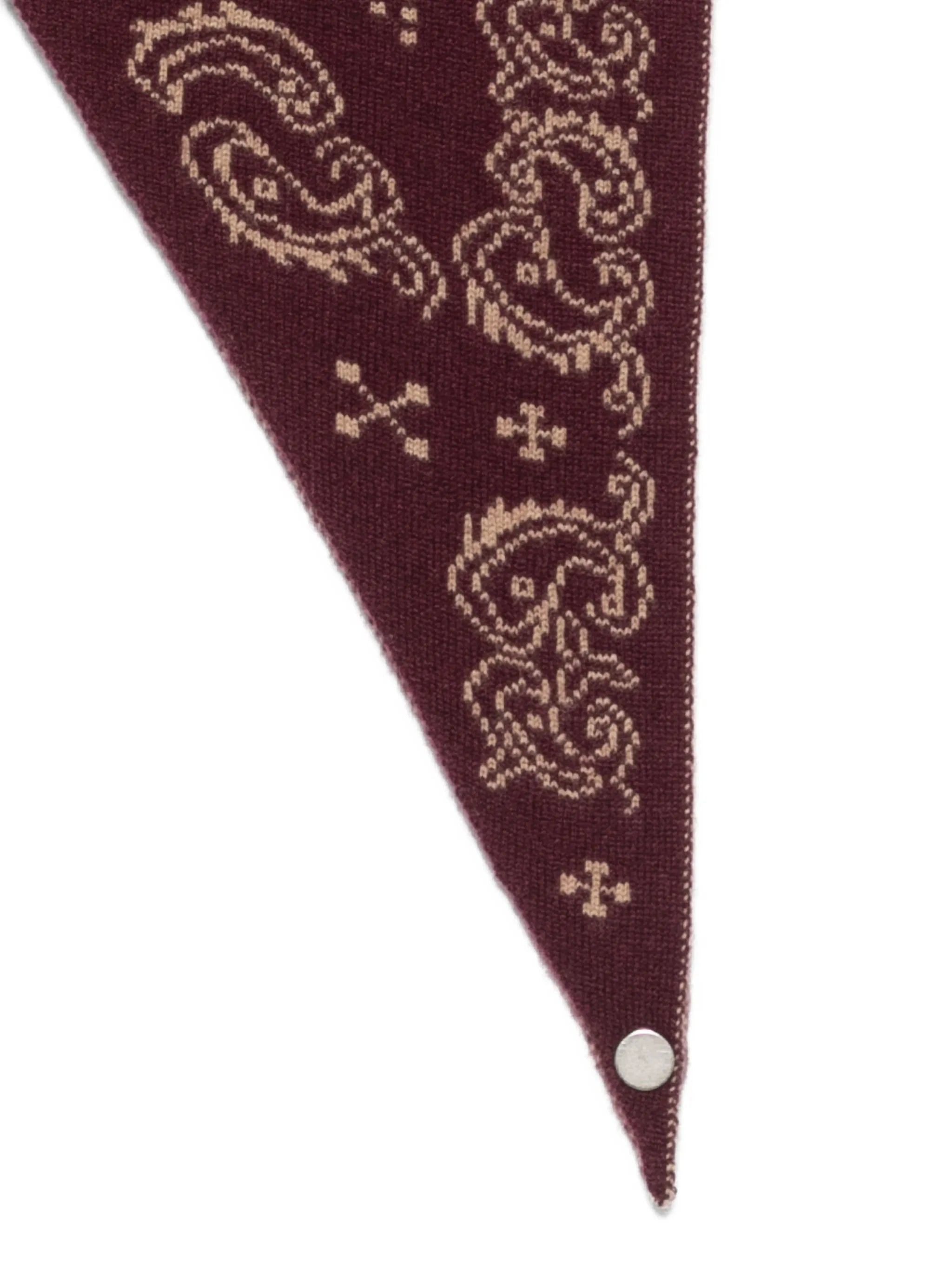 paisley-print scarf