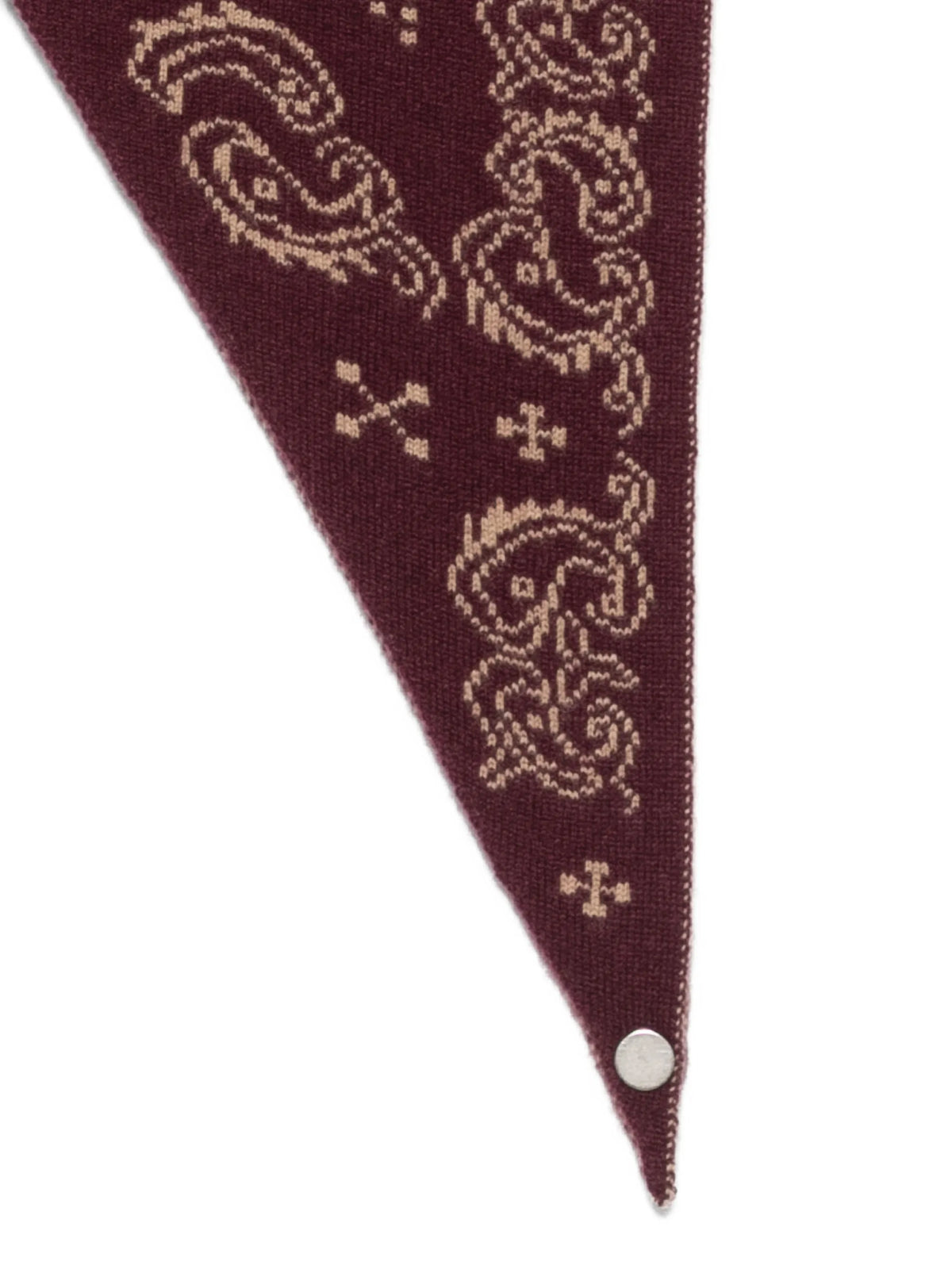 paisley-print scarf