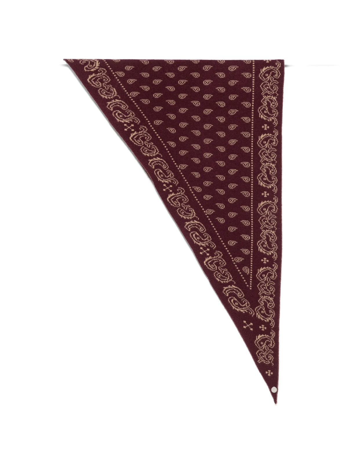 paisley-print scarf