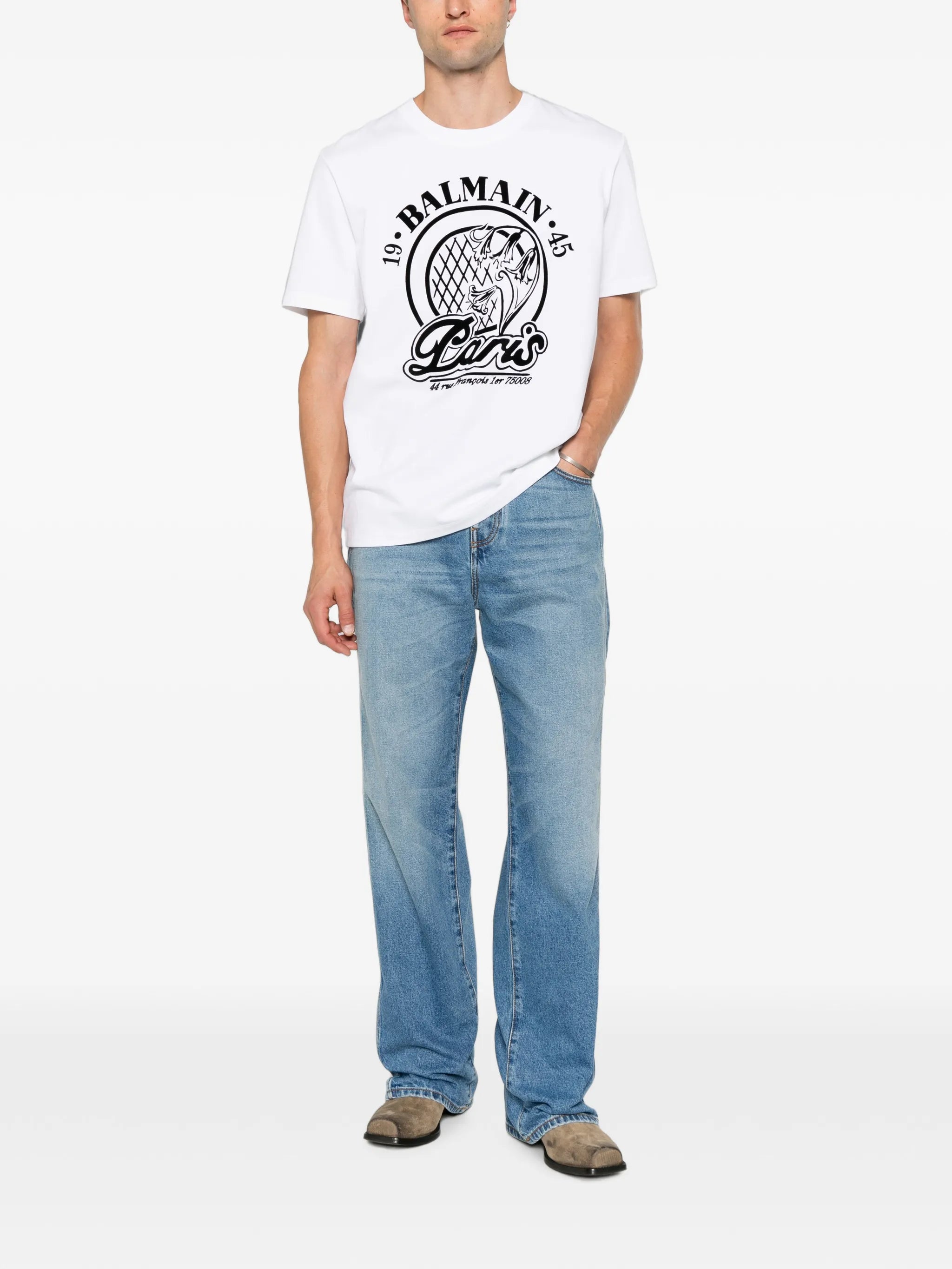 logo-print cotton T-shirt