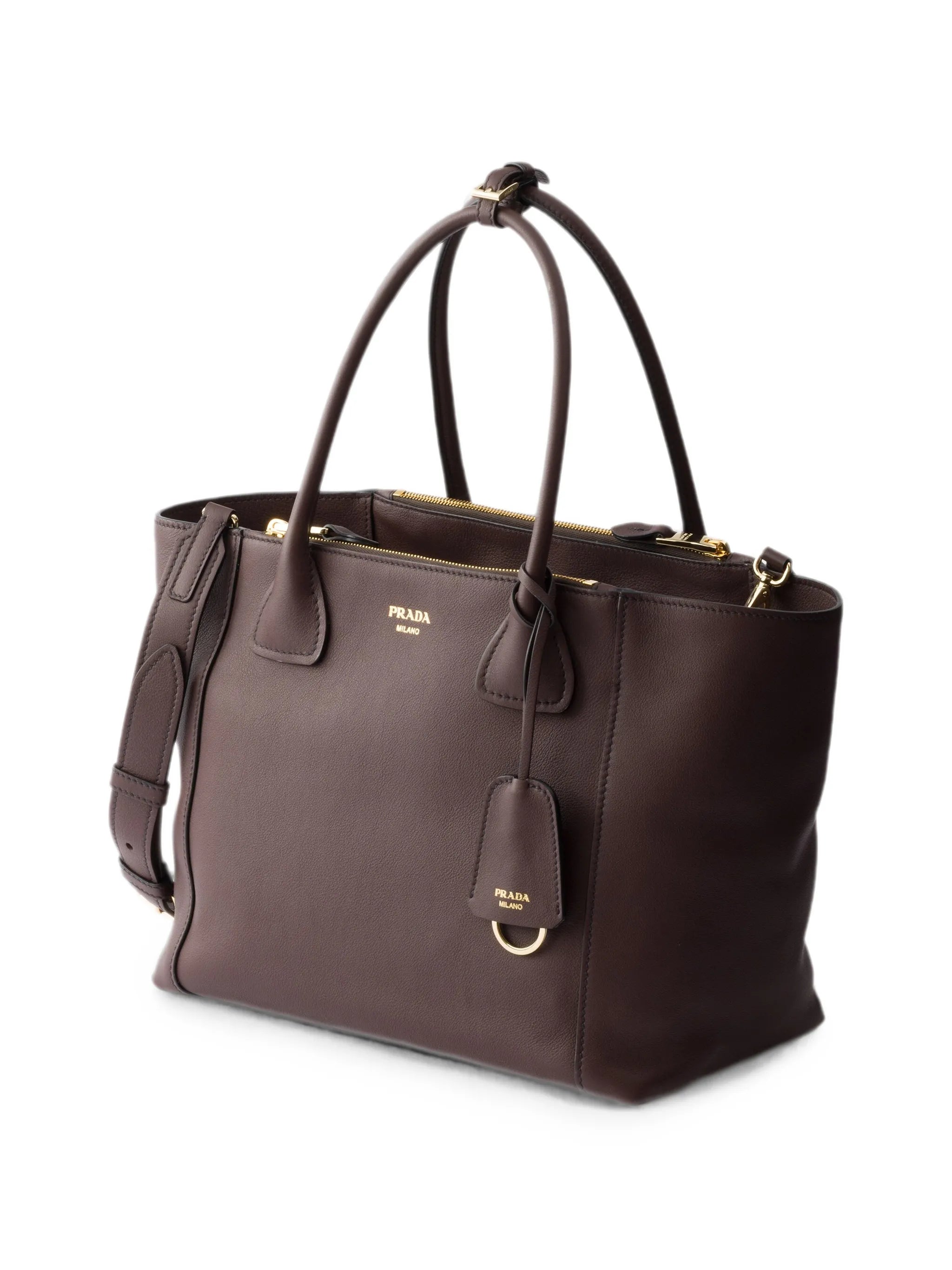 large leather tote bag