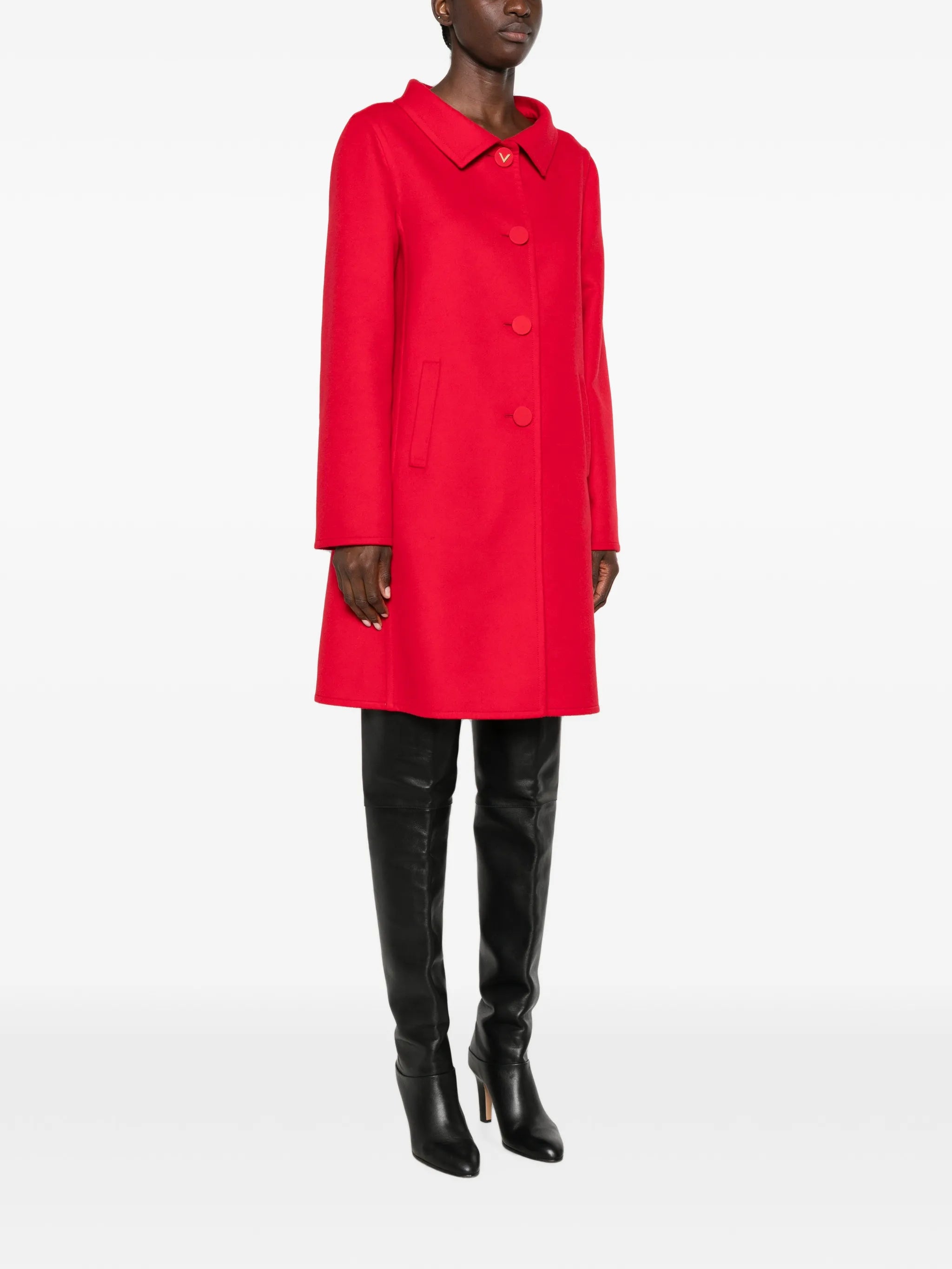 button-up coat