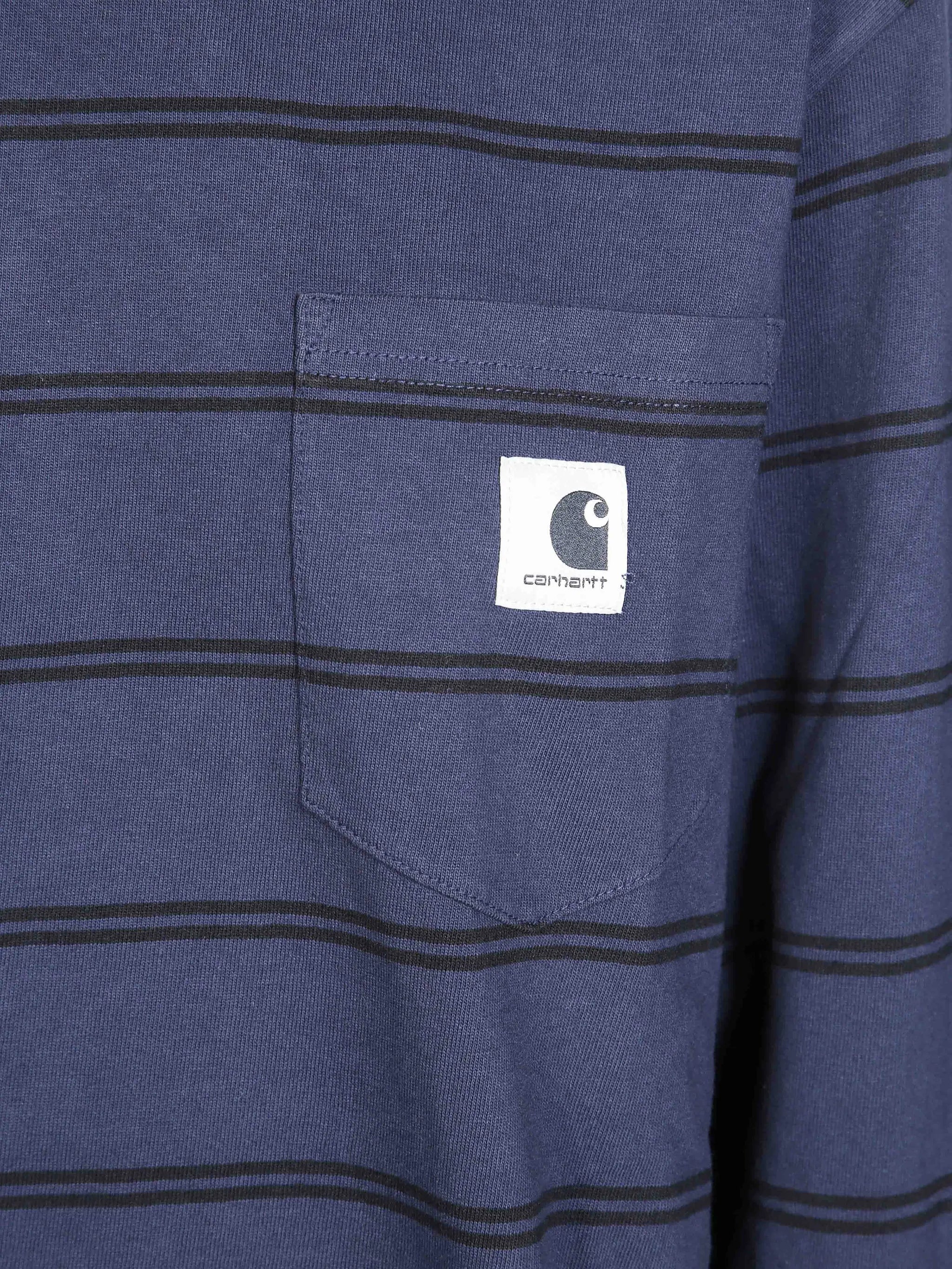 Cardona striped pocket t-shirt