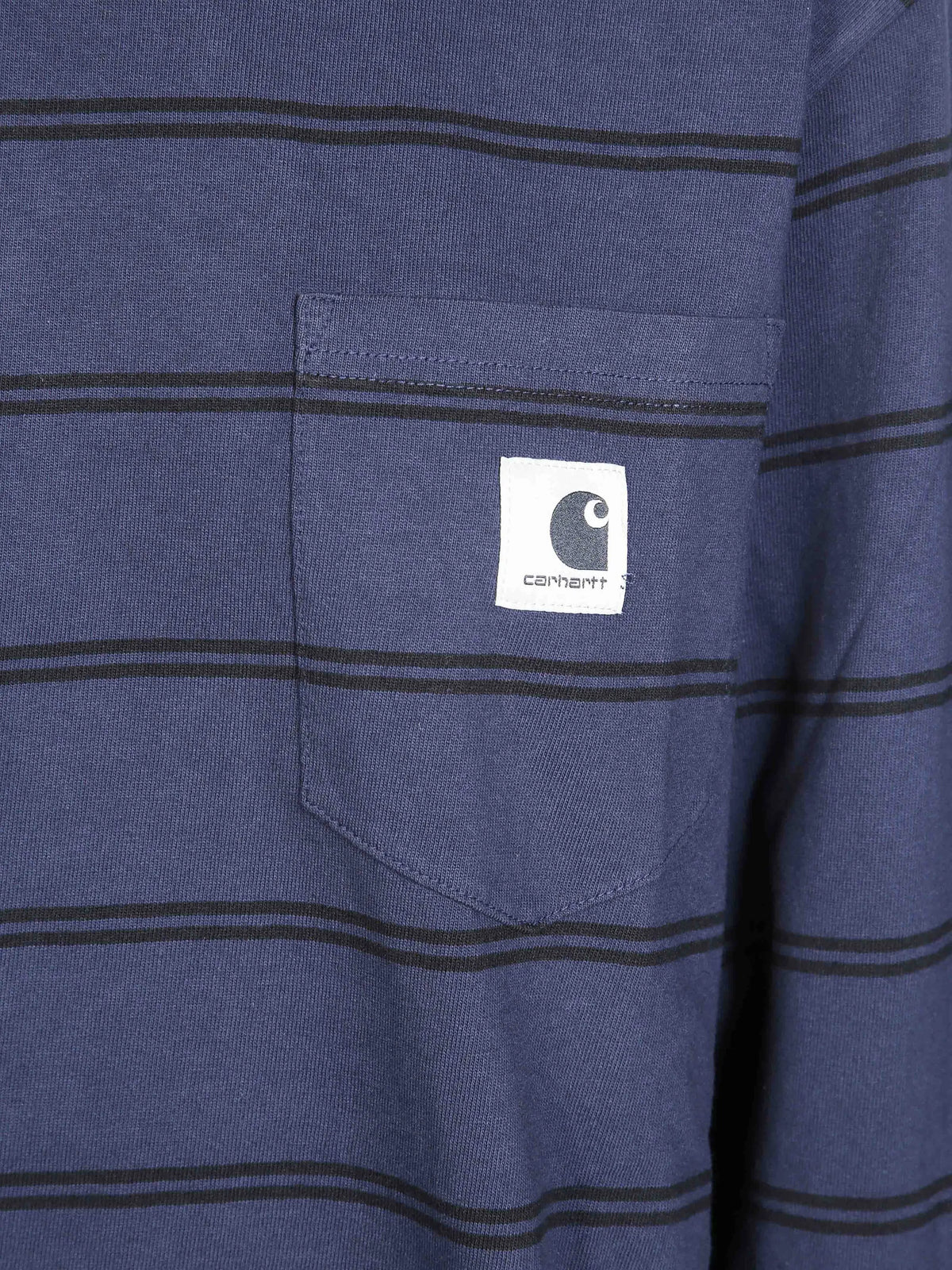 Cardona striped pocket t-shirt