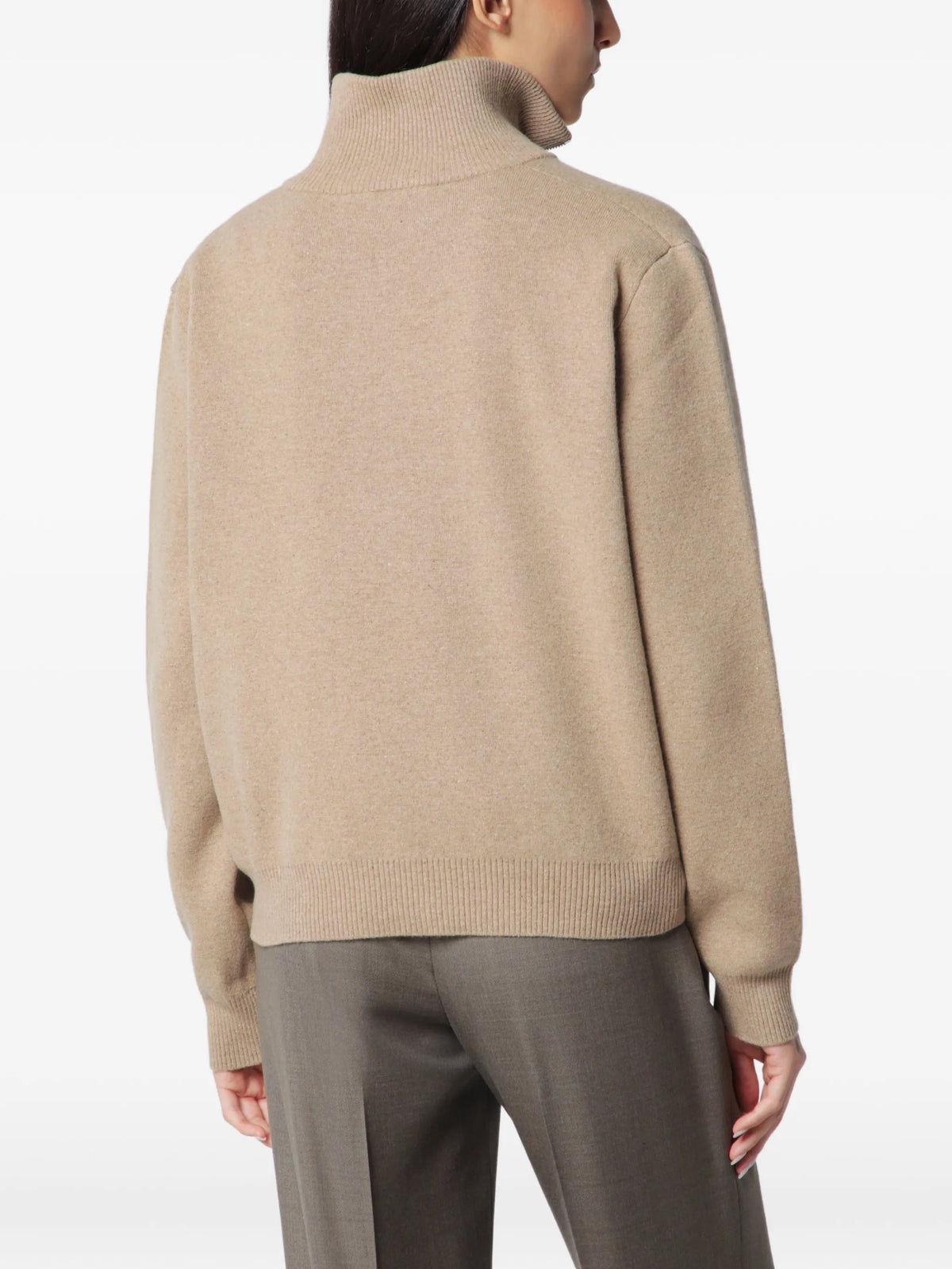 zipped mouliné polo