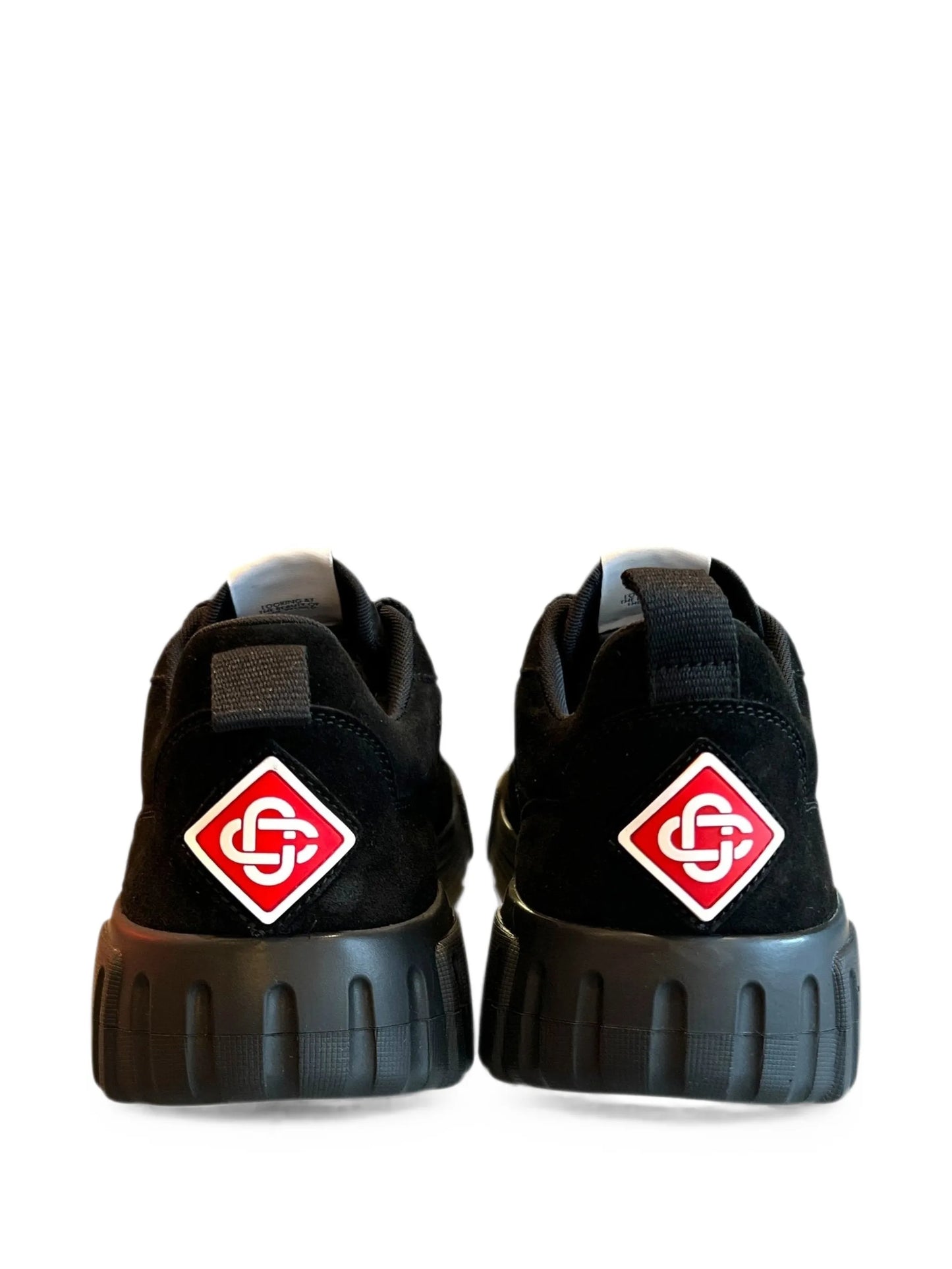 Court suede-detail sneakers