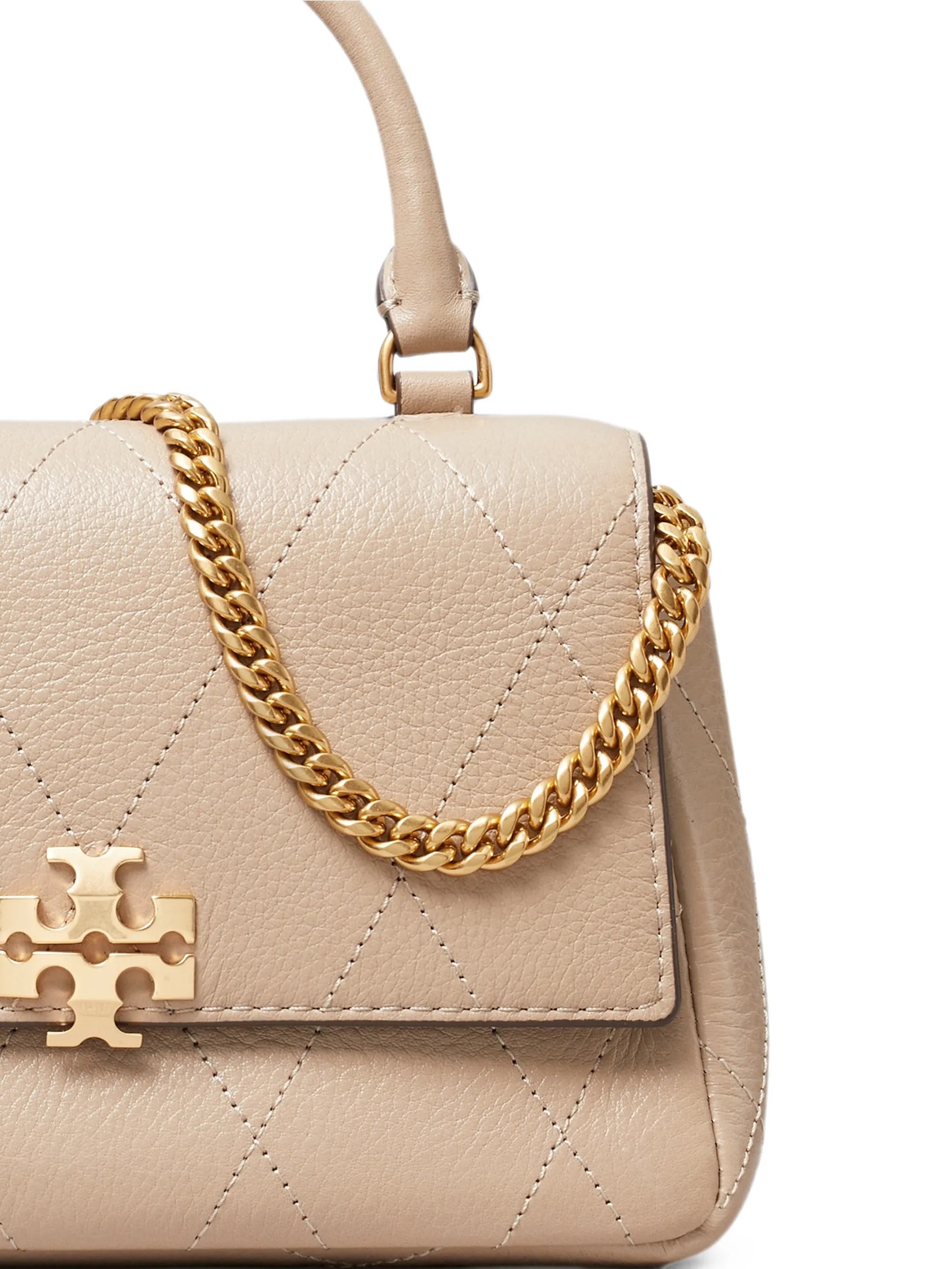 mini Charlie quilted top-handle crossbody