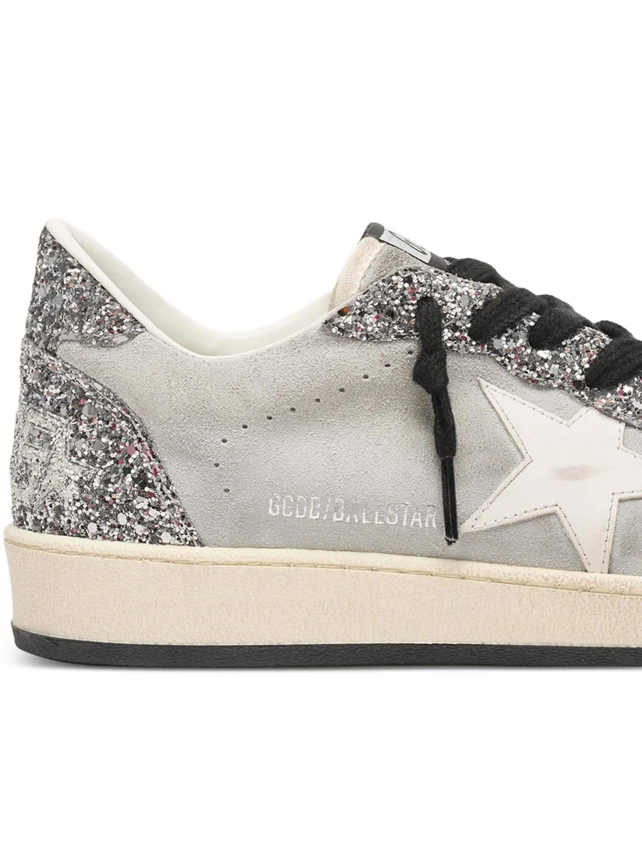 Ball Star glitter-effect sneakers