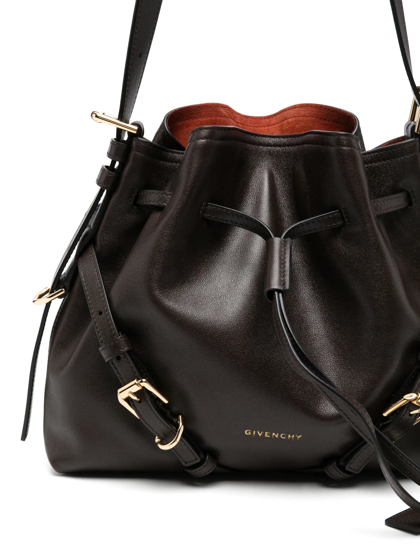 small Voyou leather bucket bag