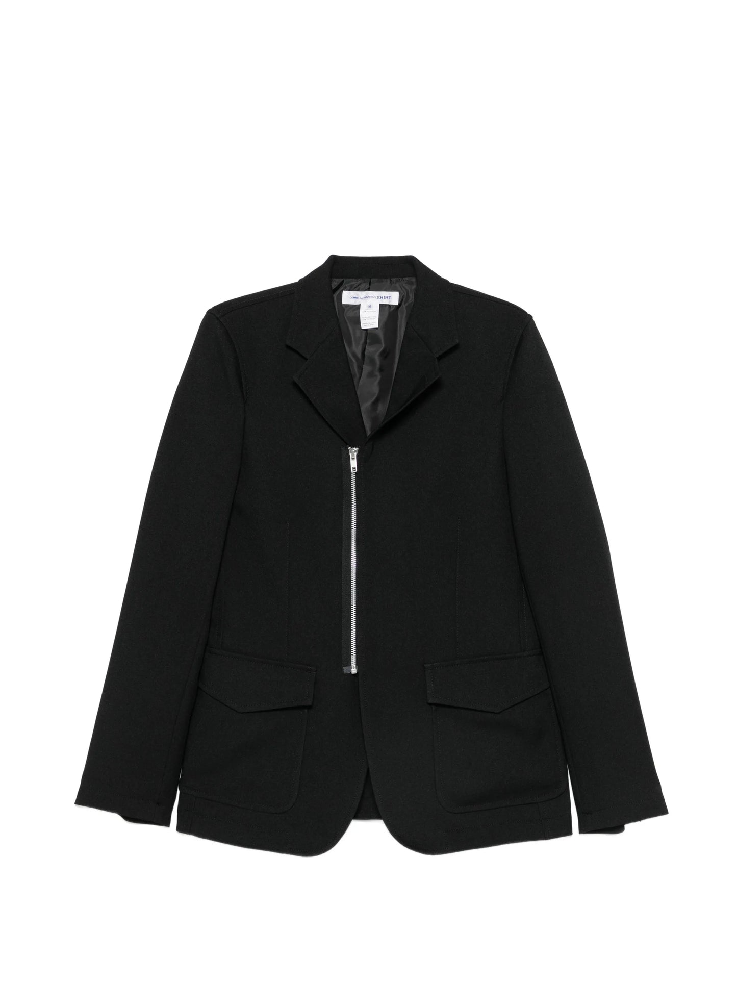 zip-fastening blazer