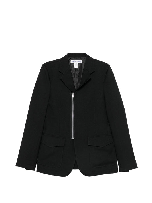 zip-fastening blazer