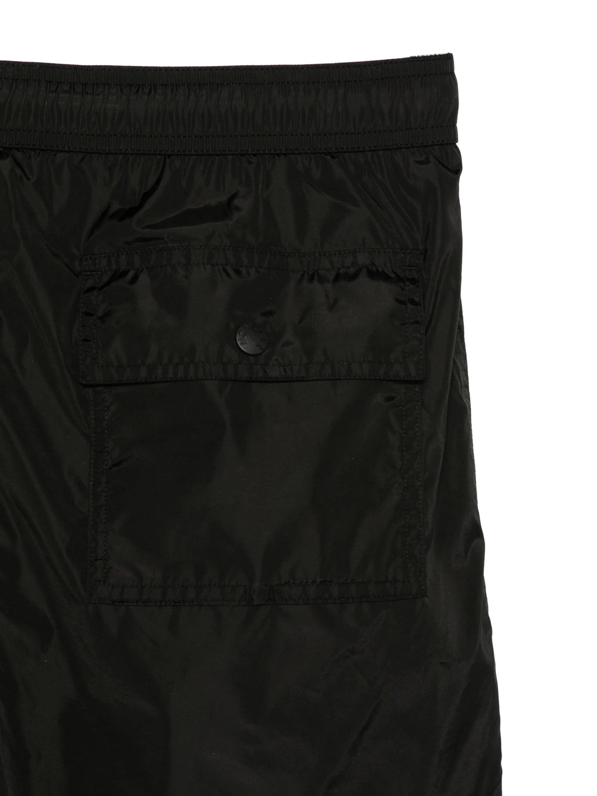 logo-patch swim shorts