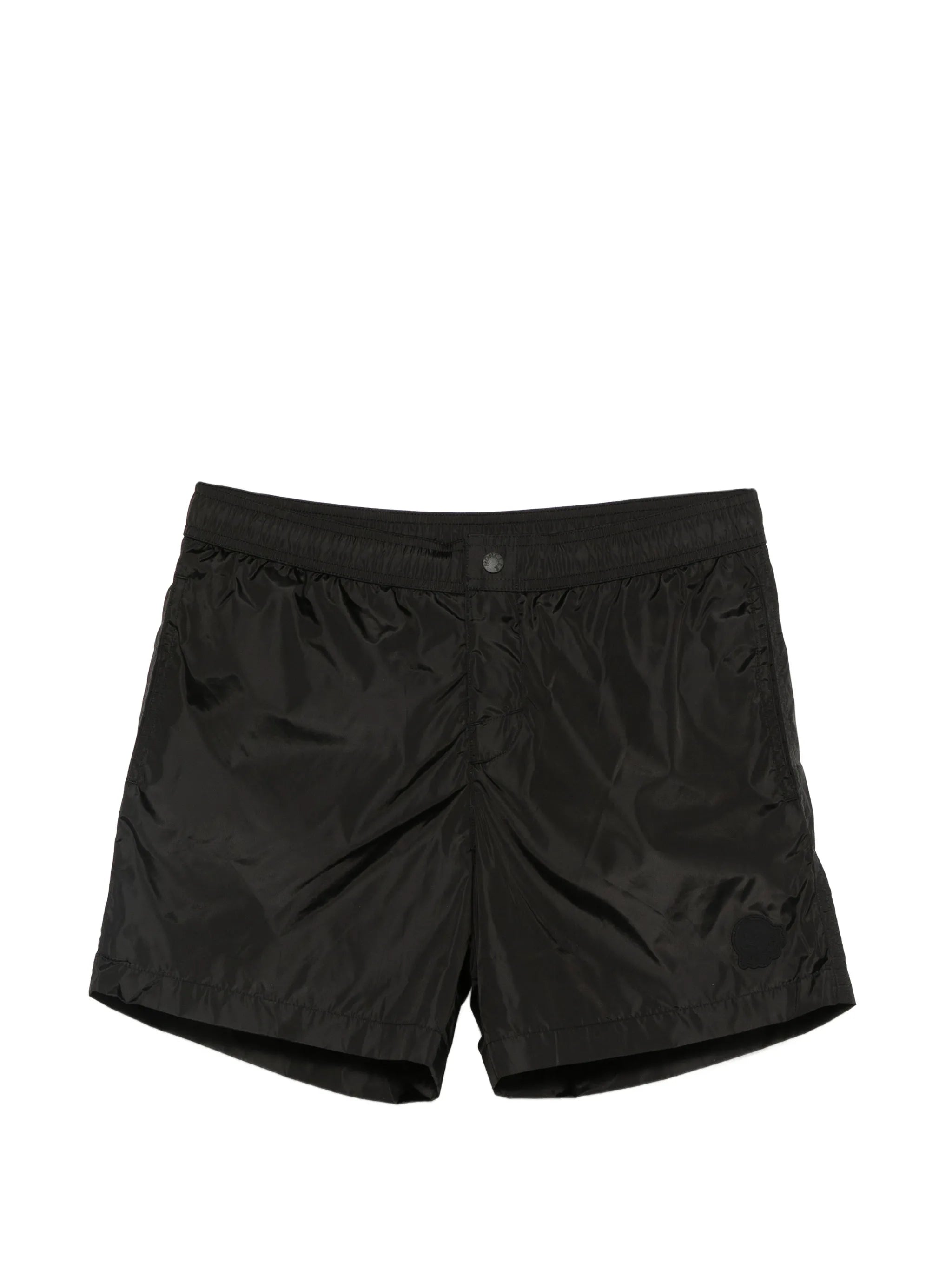 logo-patch swim shorts