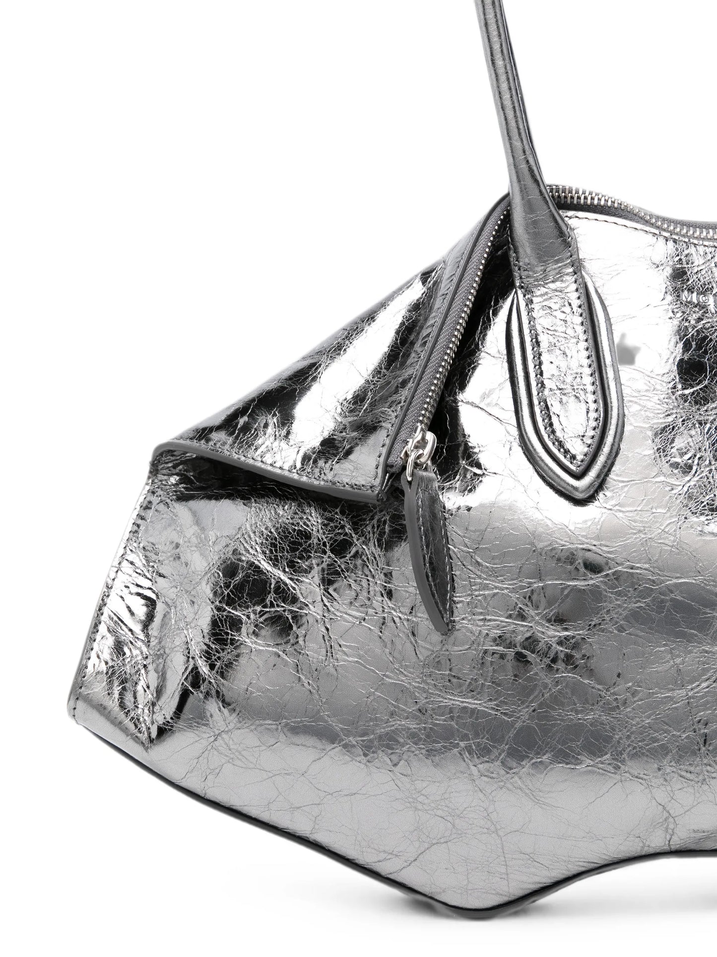 Manta shoulder bag in dark silver
