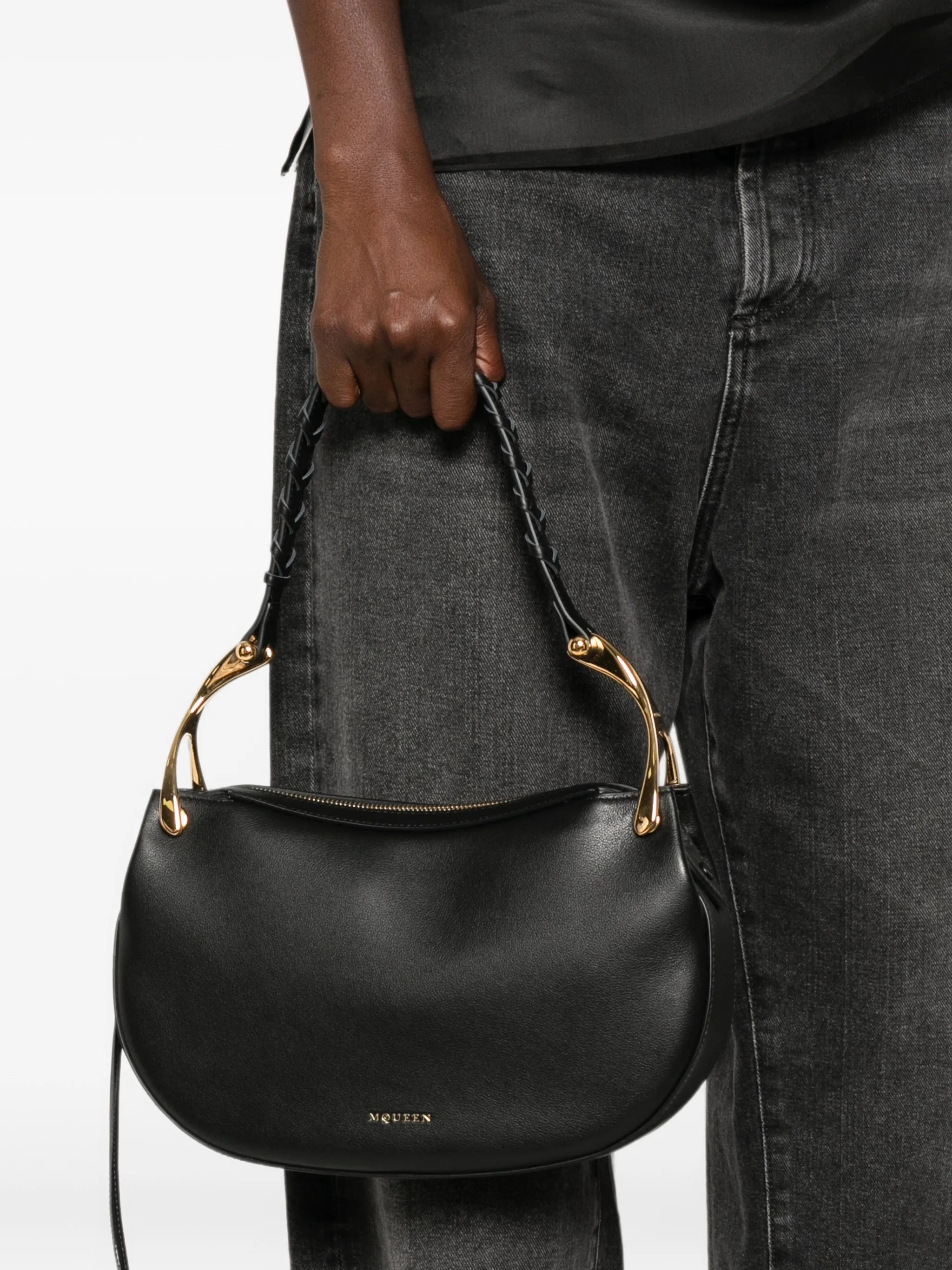Wishbone shoulder bag
