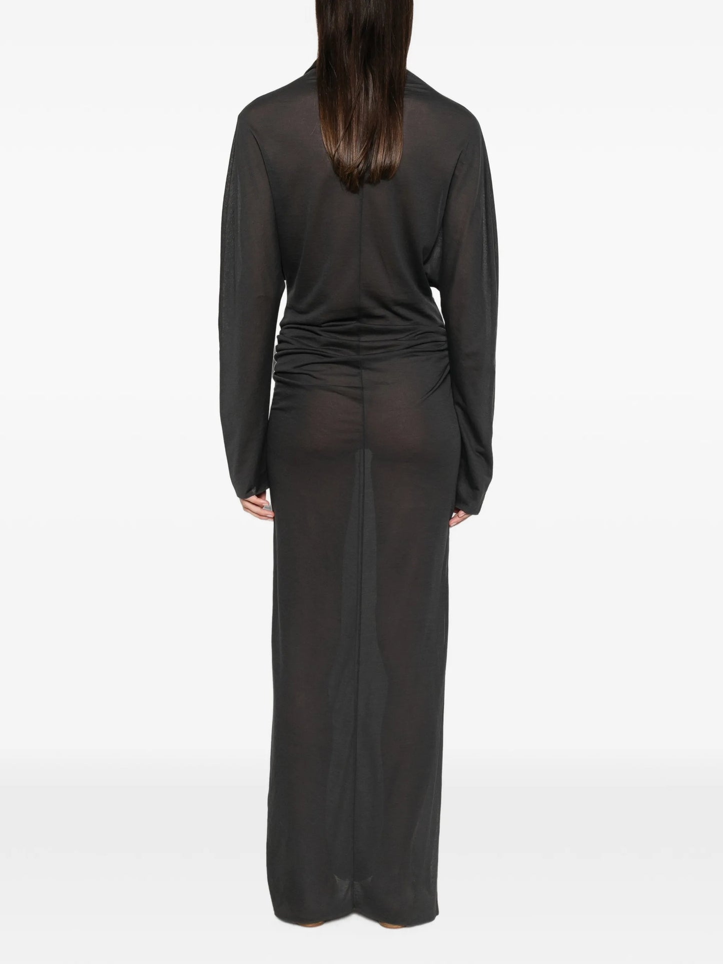 Lola ruched maxi dress