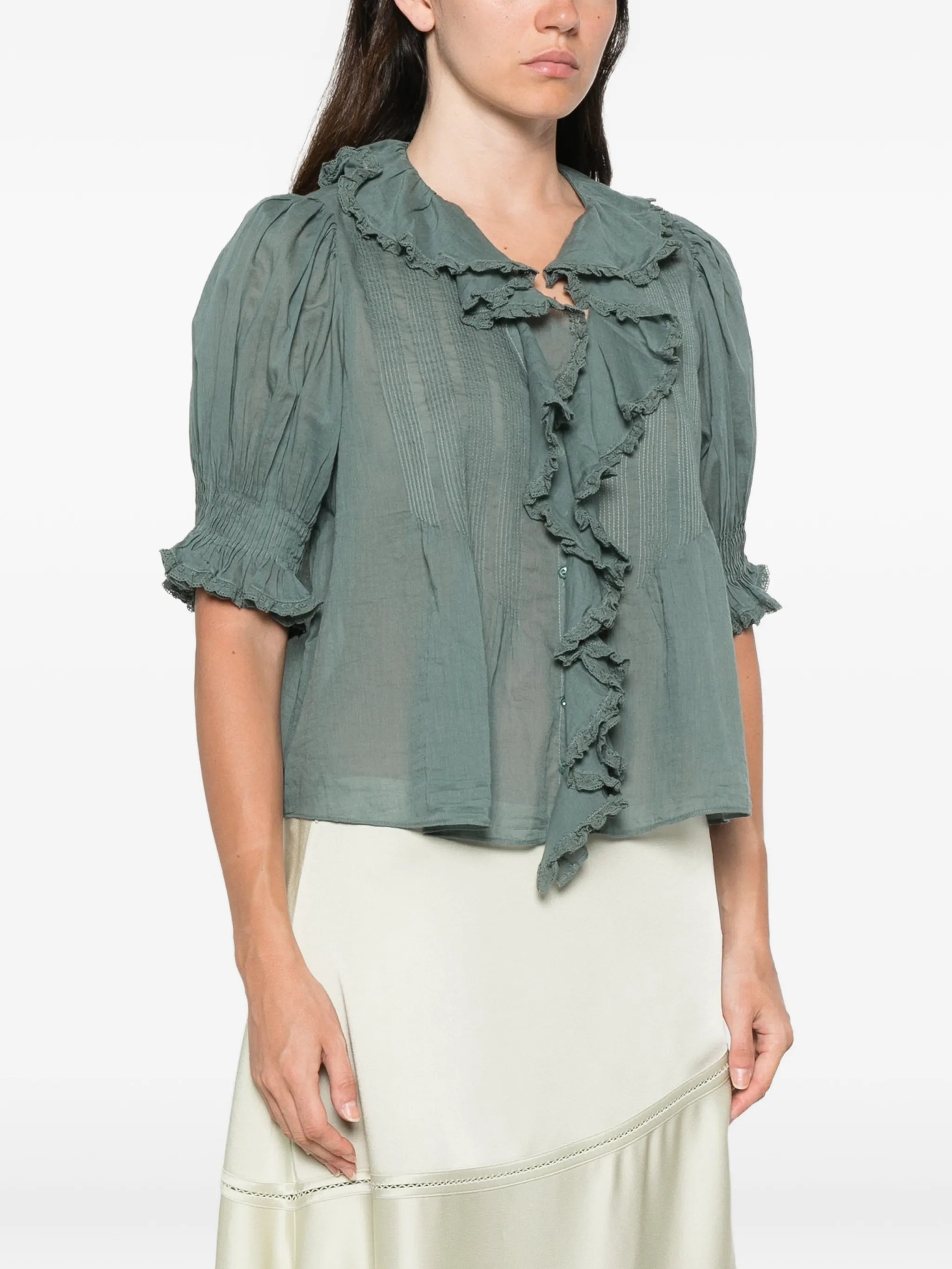 Henri ruffled blouse