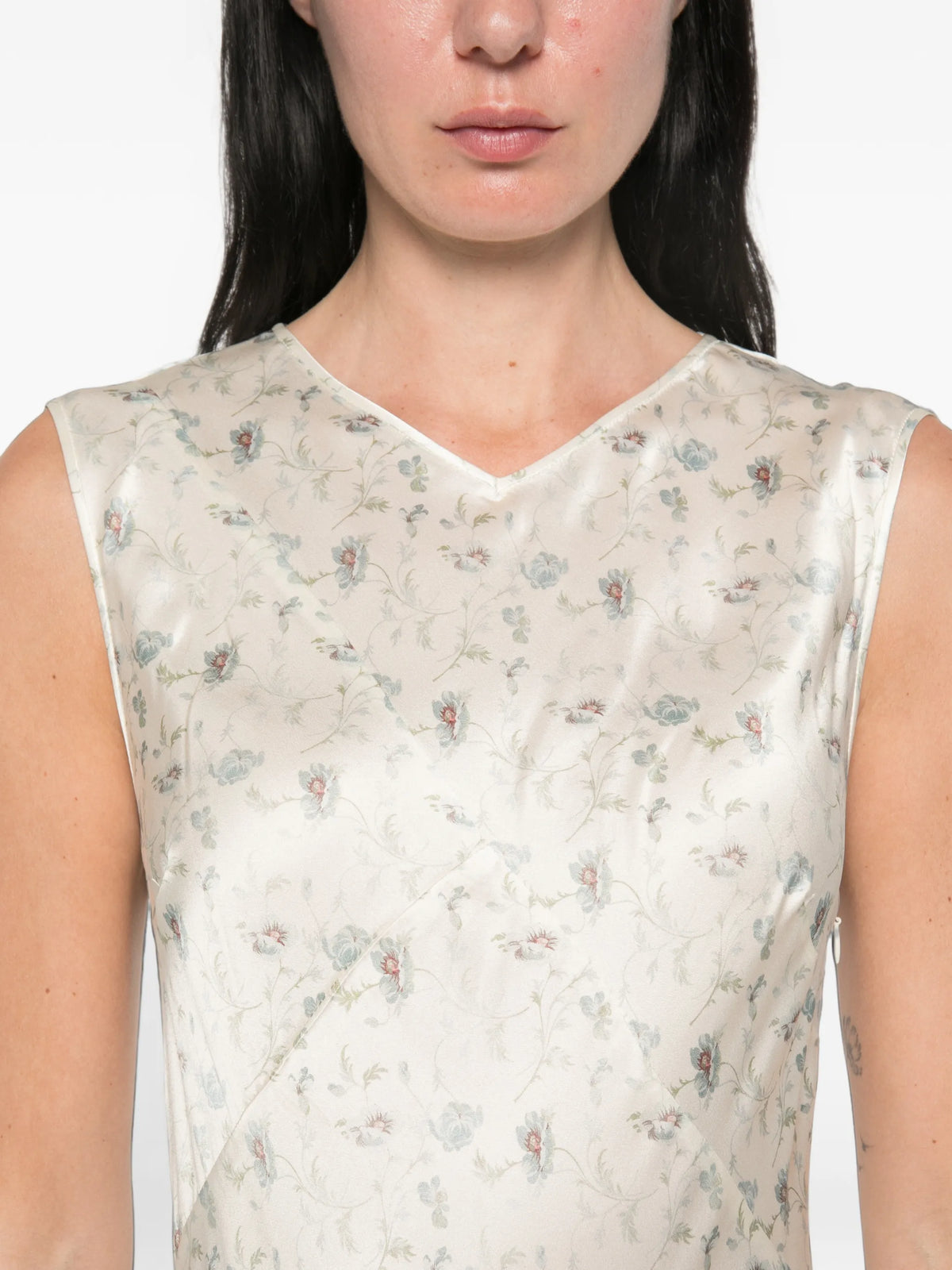 Adelana floral-print midi dress