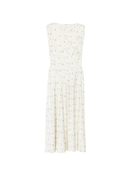 Adelana floral-print midi dress