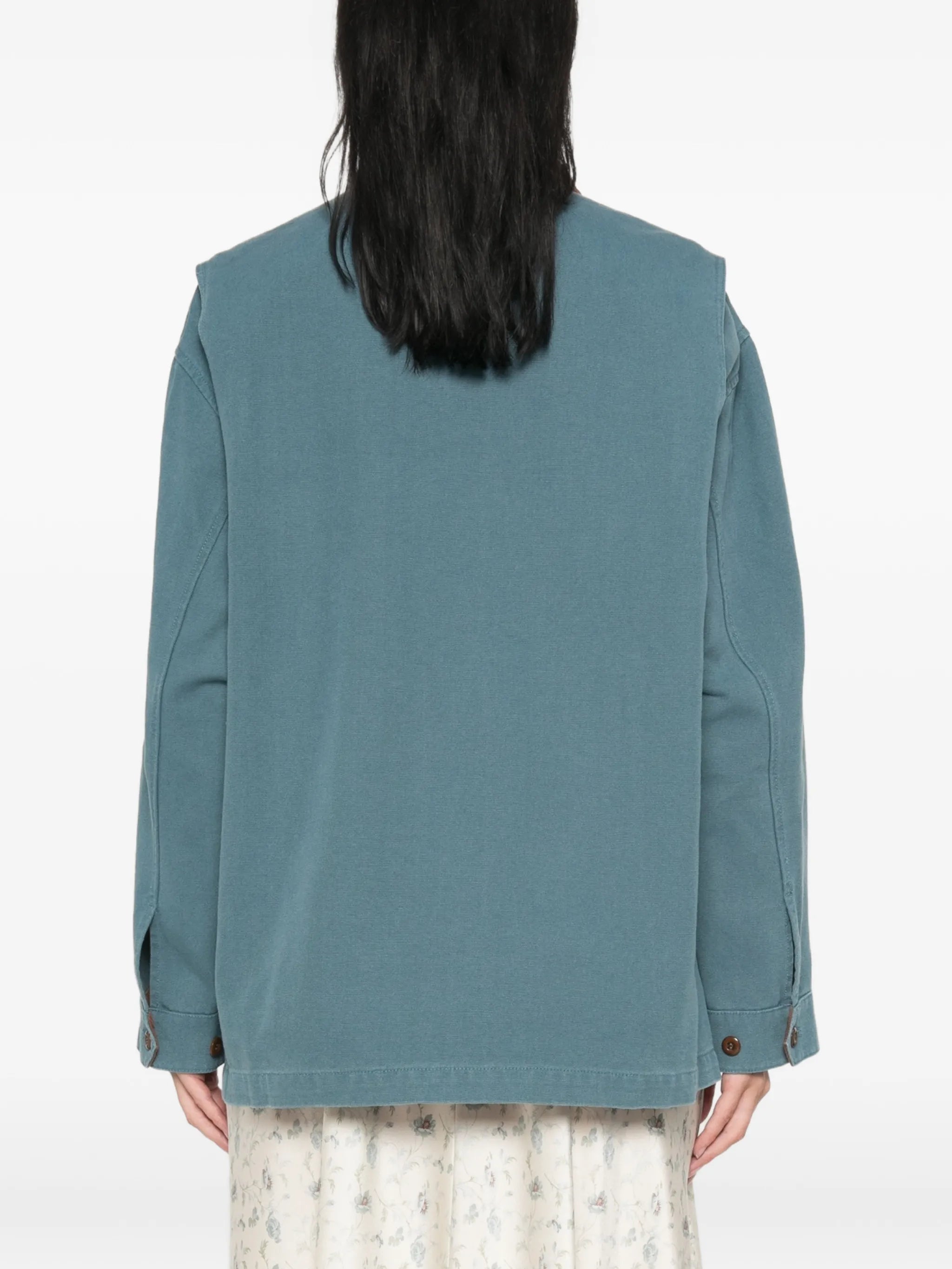 Pascual contrast-collar jacket