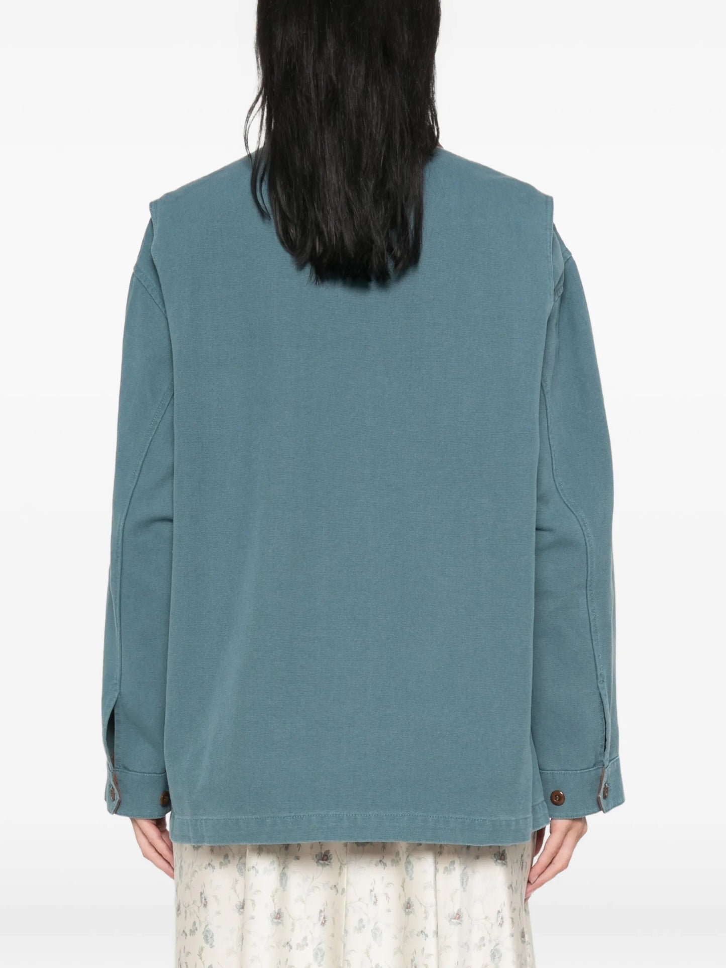 Pascual contrast-collar jacket
