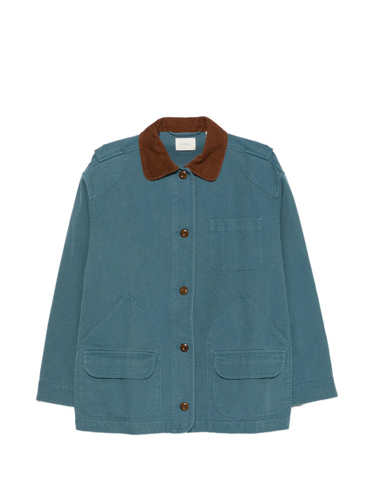 Pascual contrast-collar jacket