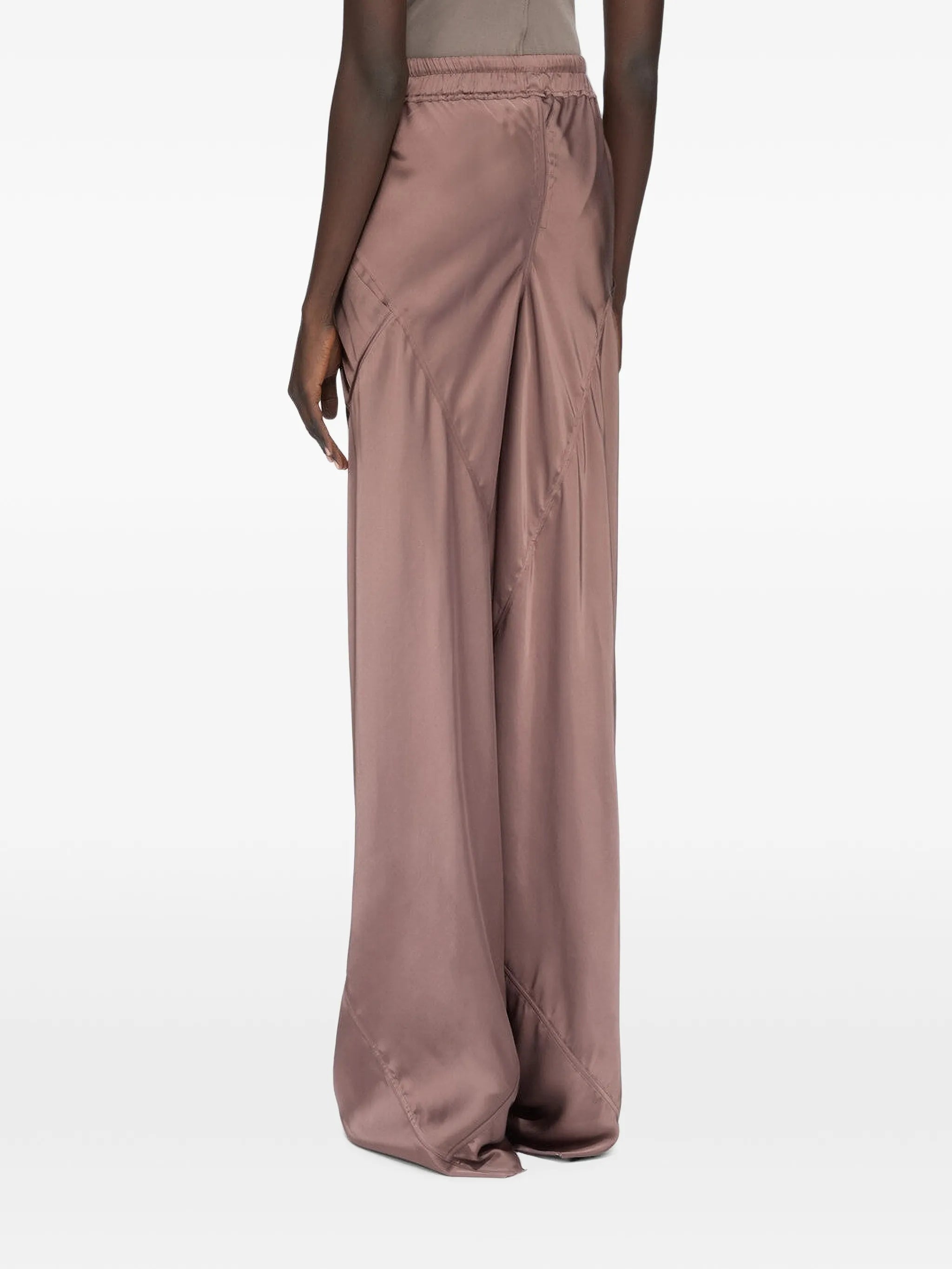 Tower Drawstring Bias pants in washed charmeuse