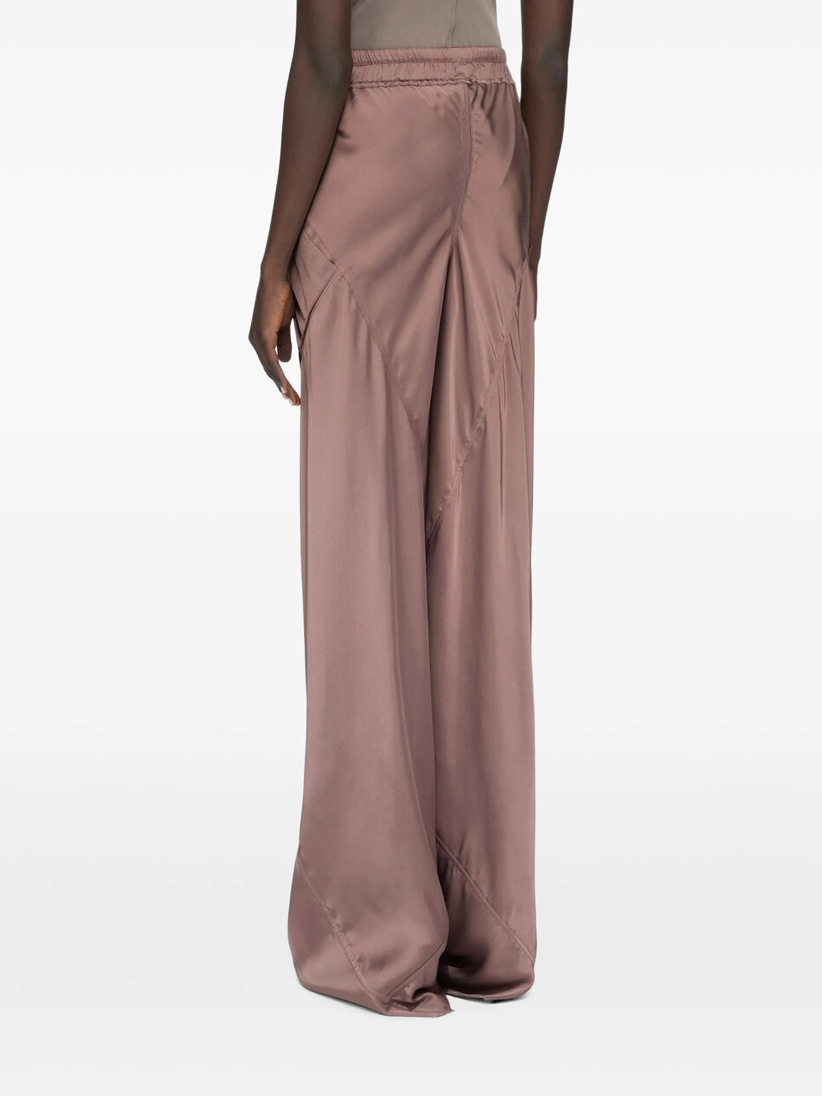 Tower Drawstring Bias pants in washed charmeuse