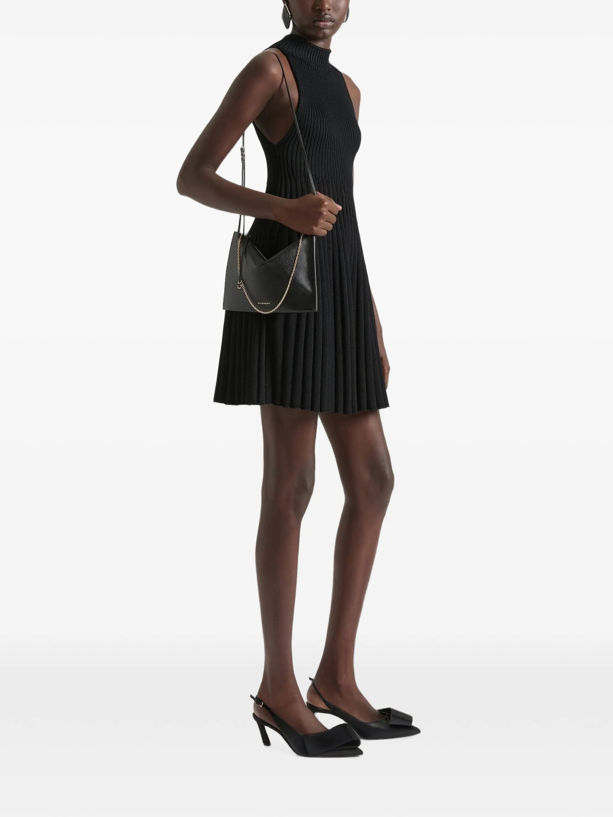 Voyou pouch in shiny leather