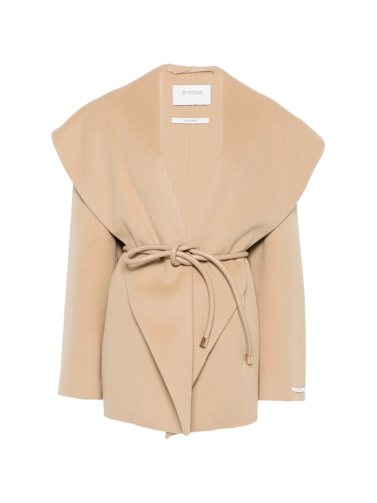 Uguale belted shawl-collar jacket