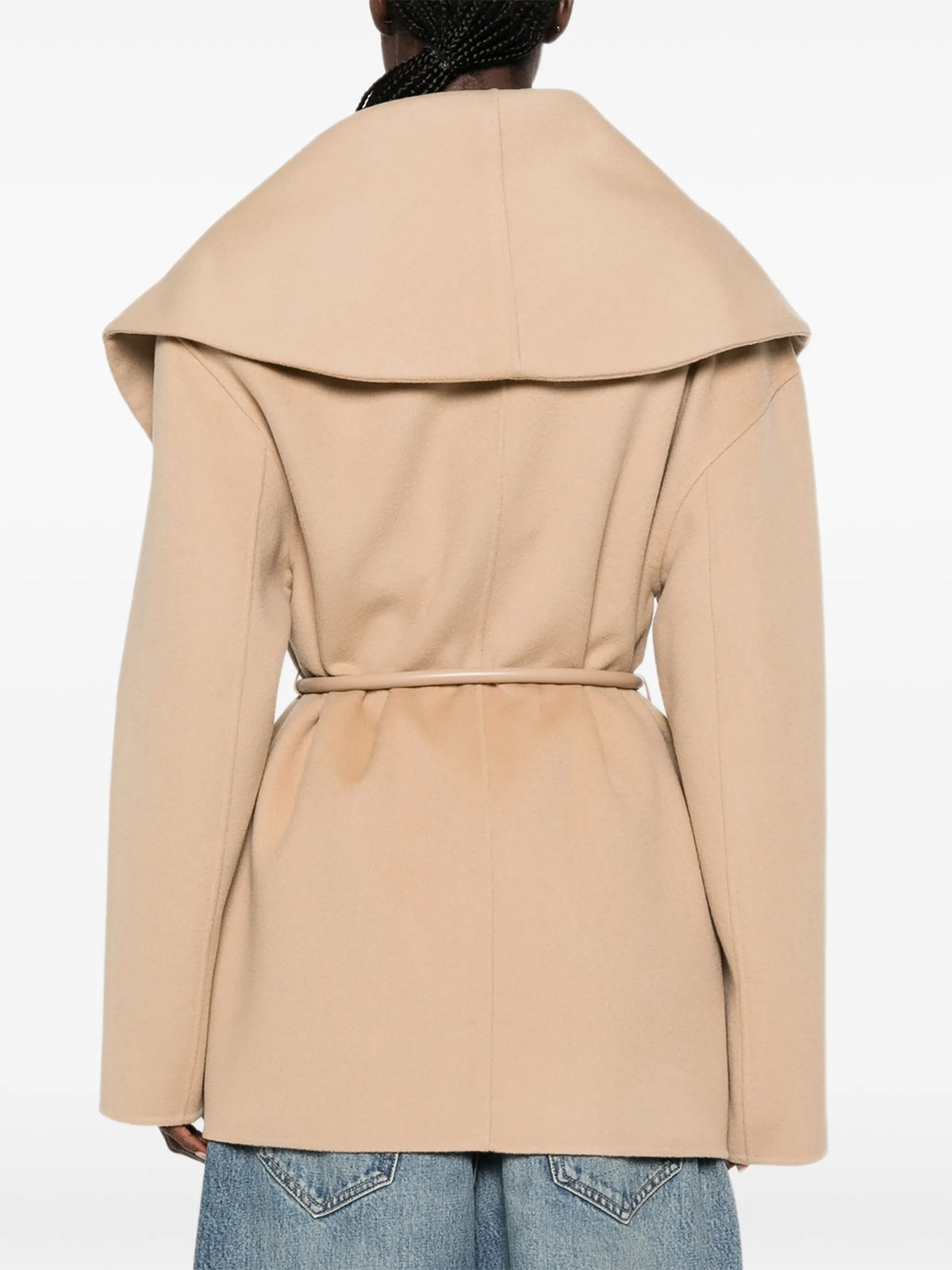 Uguale belted shawl-collar jacket