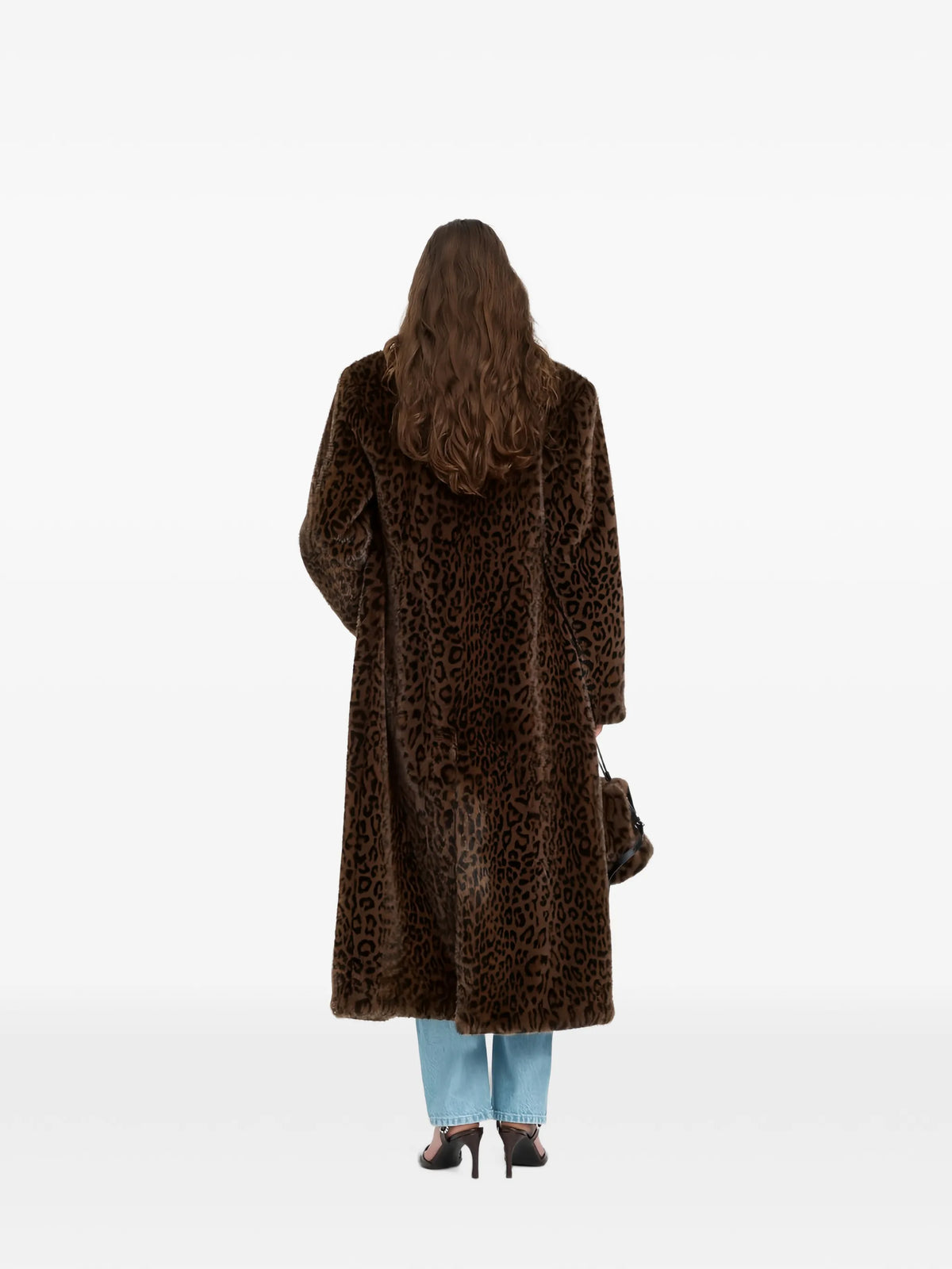 faux fur coat leopard