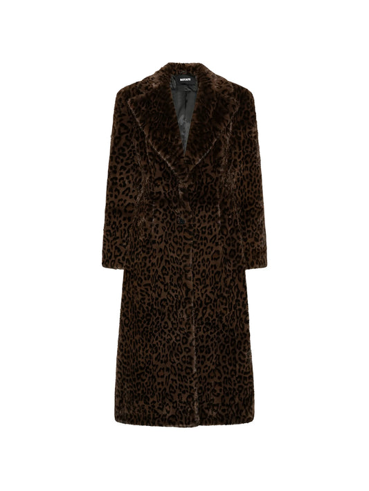 faux fur coat leopard