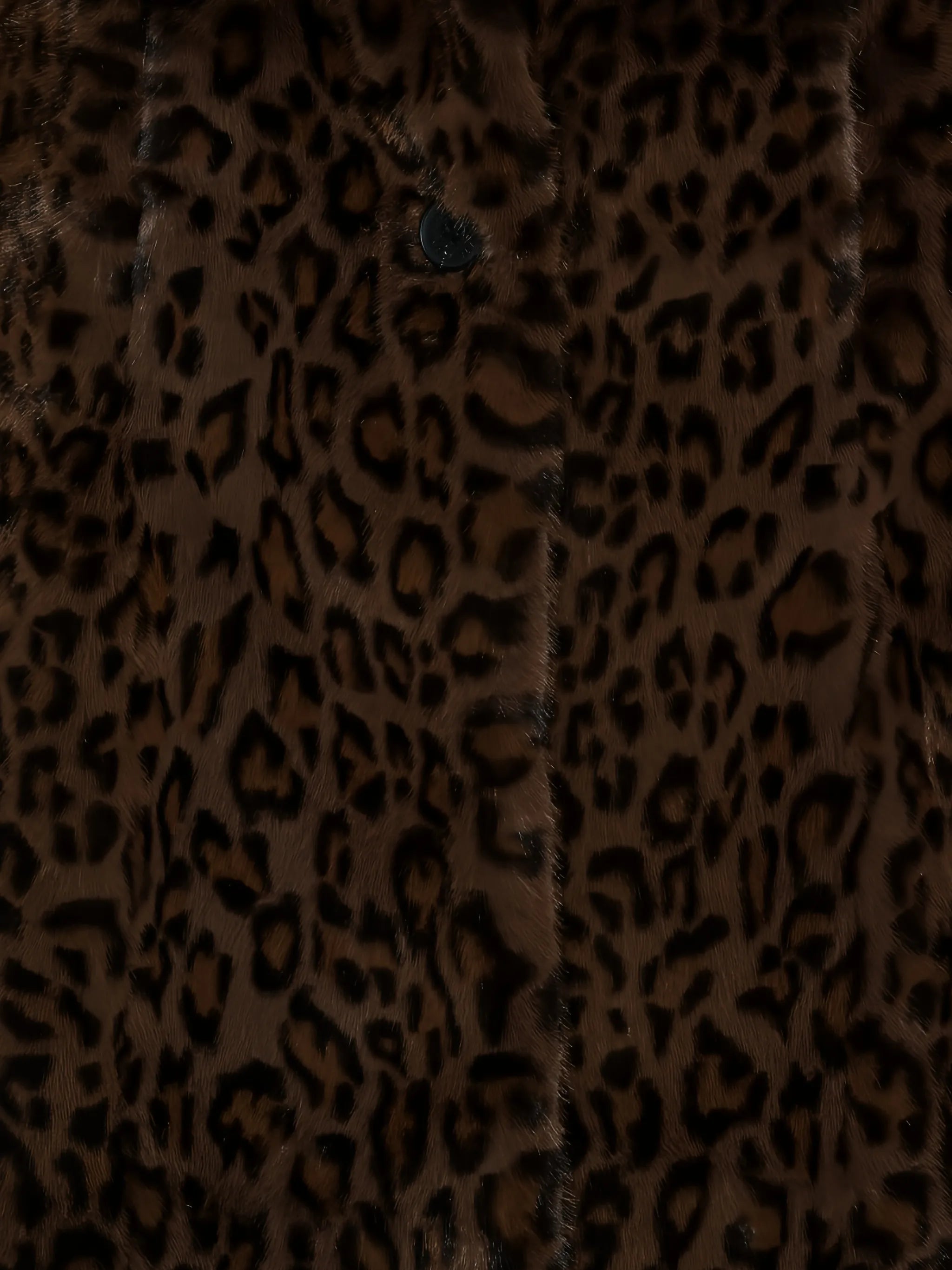 faux fur coat leopard