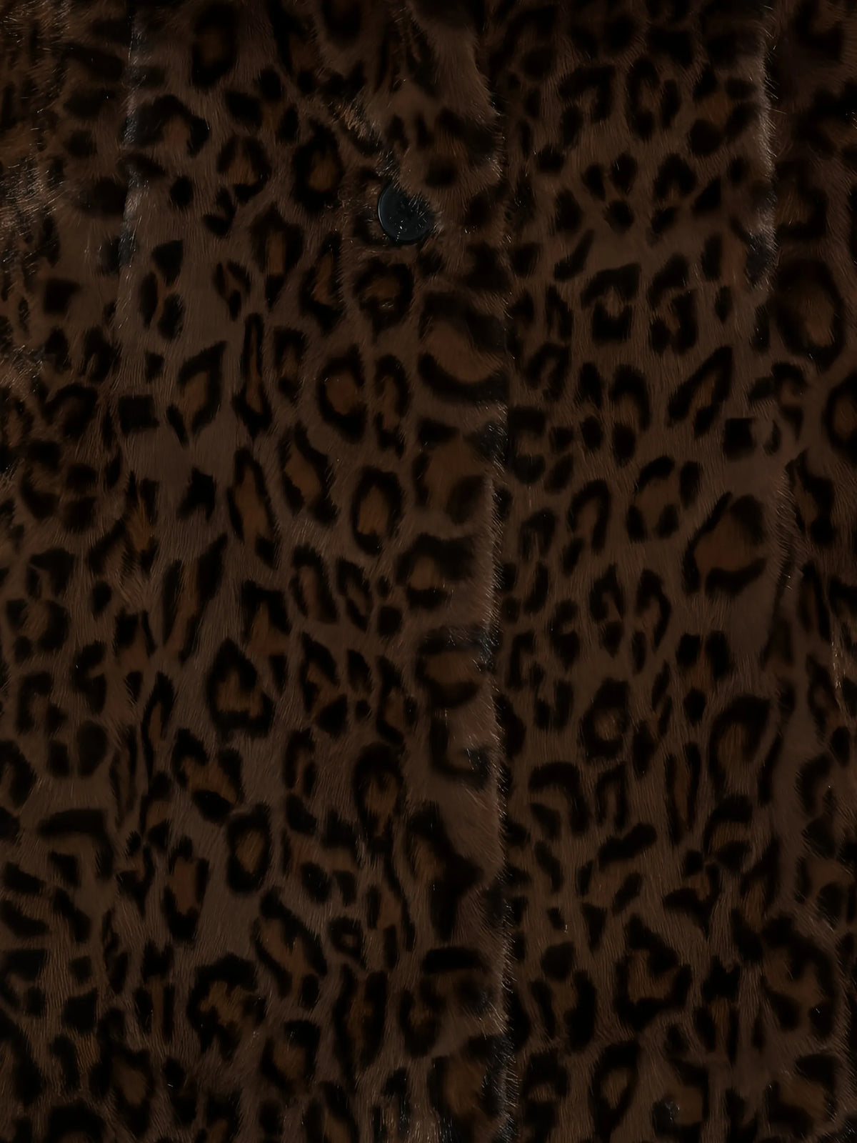 faux fur coat leopard