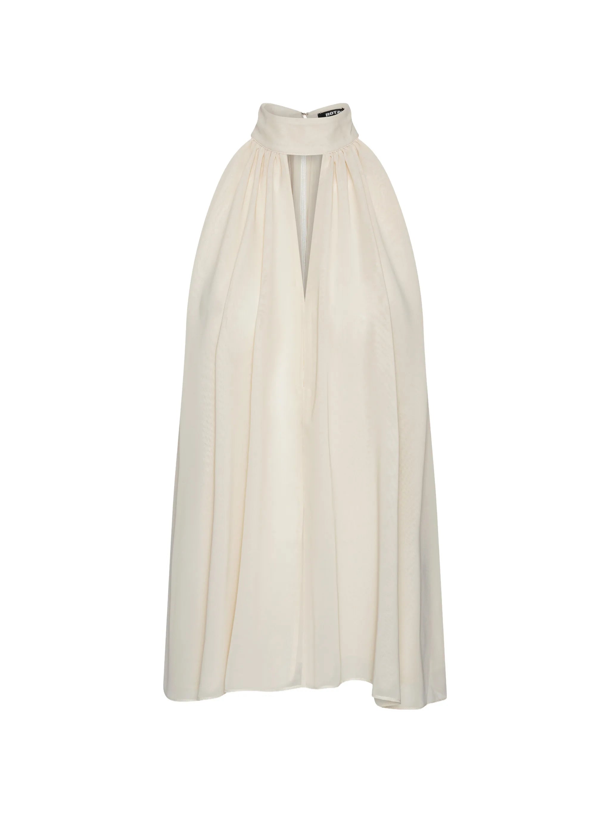 halterneck bow top white