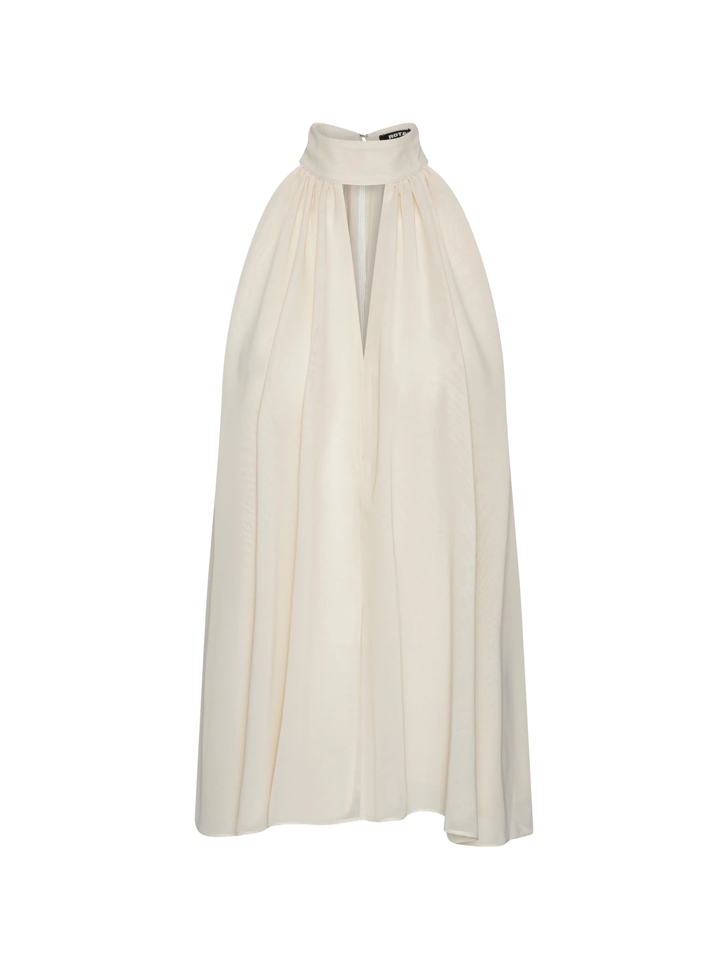 halterneck bow top white
