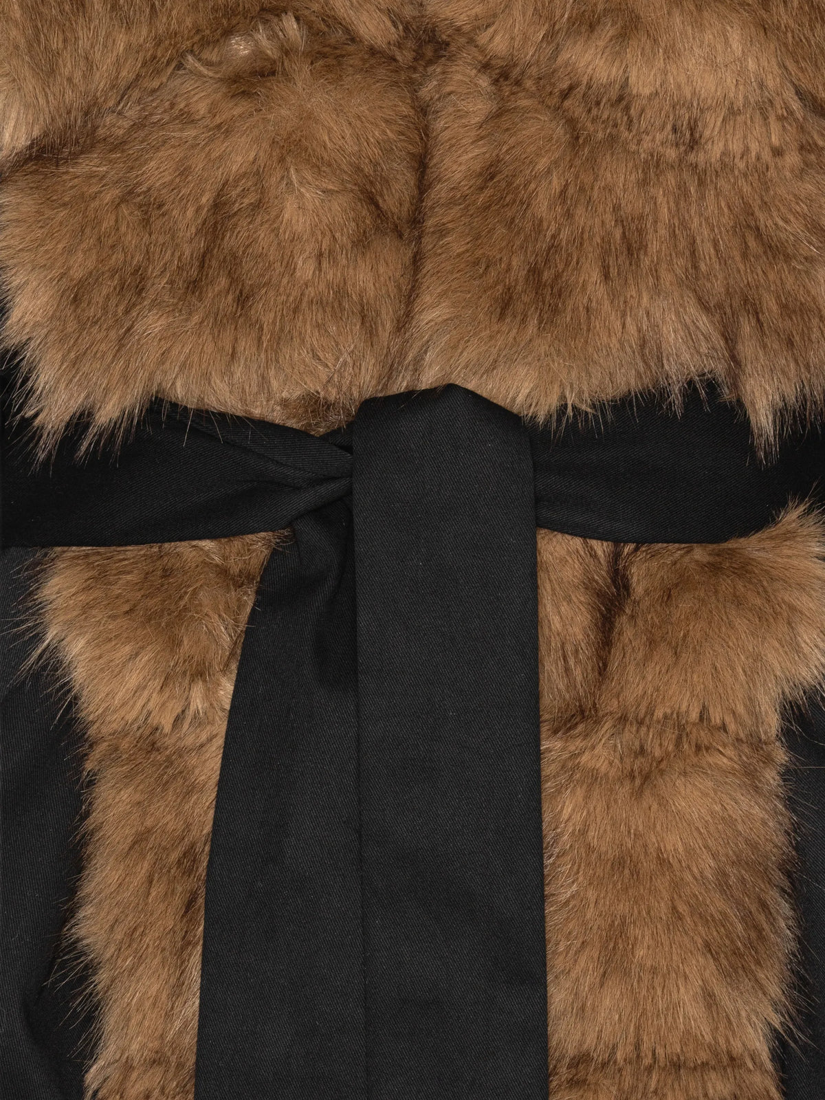faux-fur collar jacket